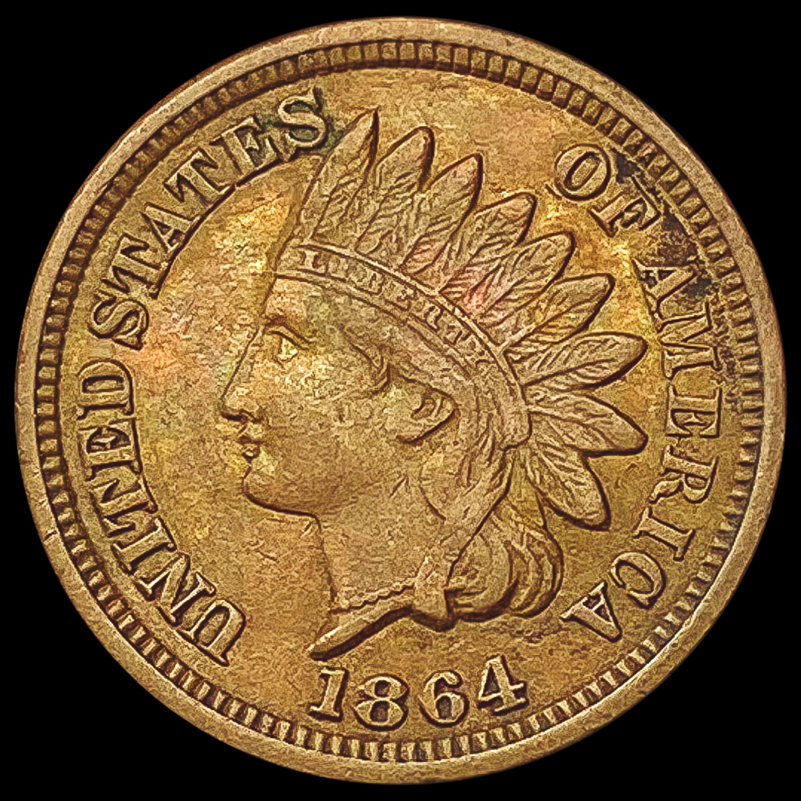 1864 Indian Head Cent CLOSELY UNCIRCULATED (1 of 2)