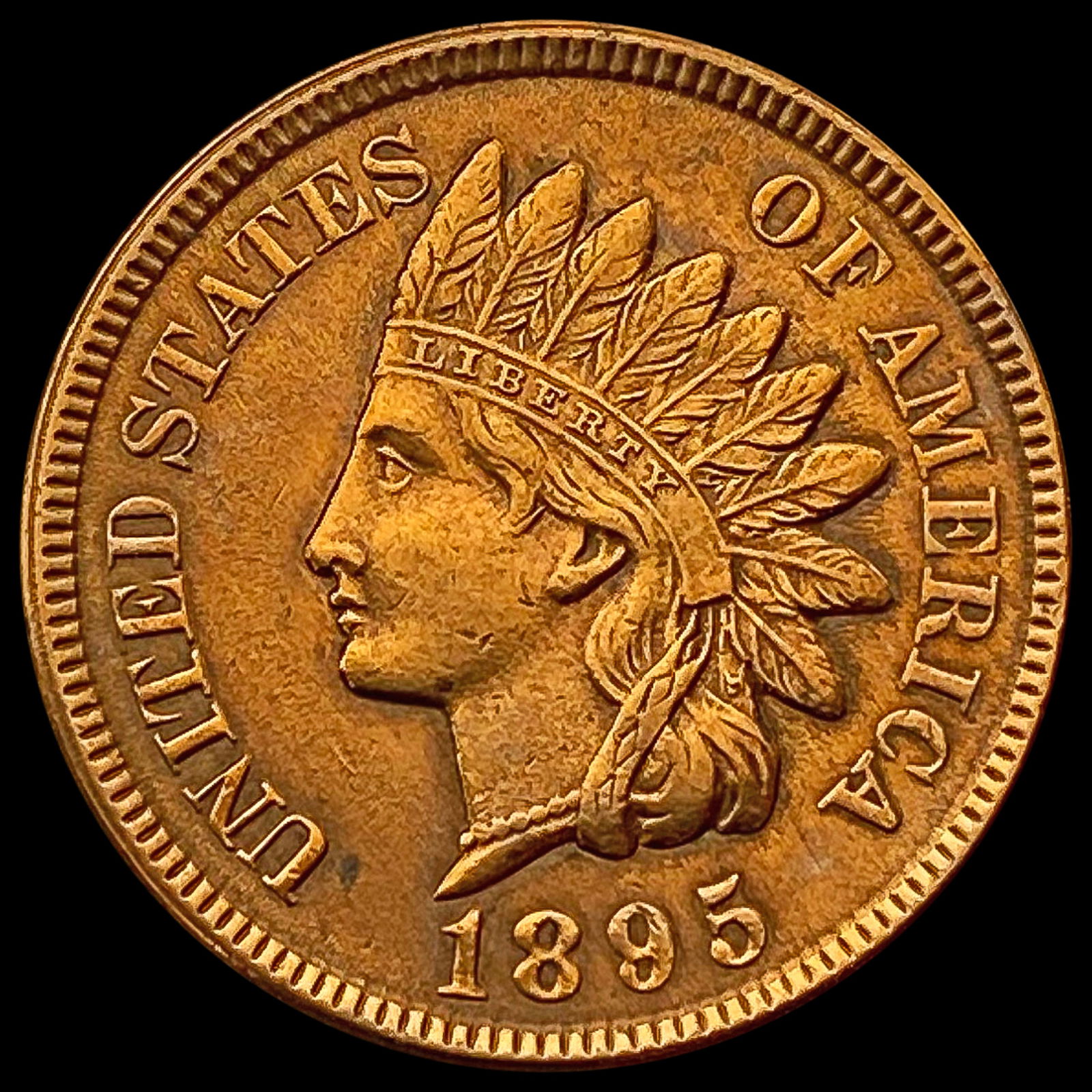 1895 Indian Head Cent CHOICE AU (1 of 2)