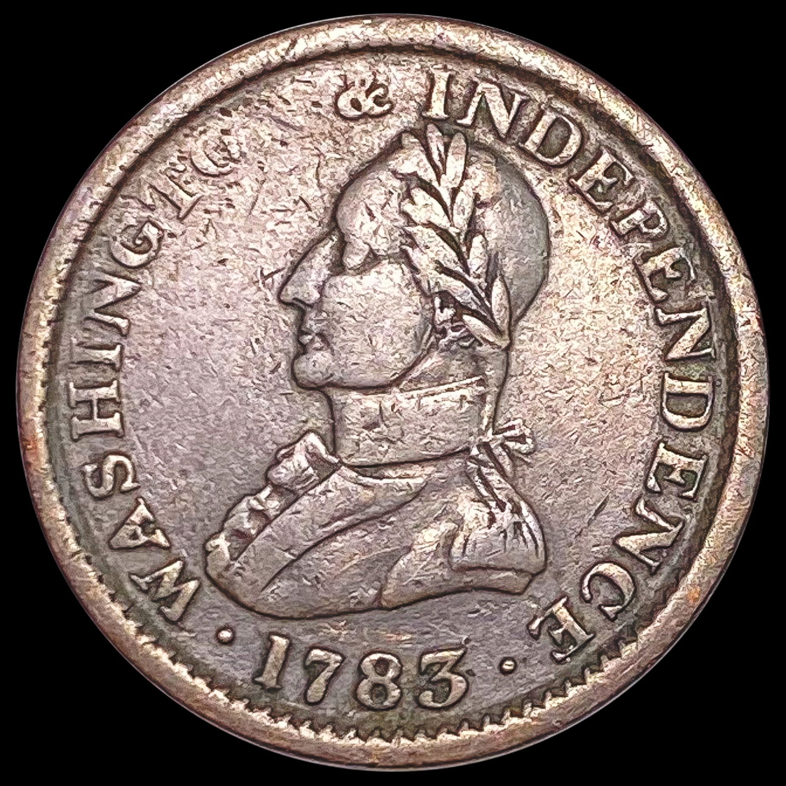 1783 Washington Copper CLOSELY UNCIRCULATED (1 of 2)