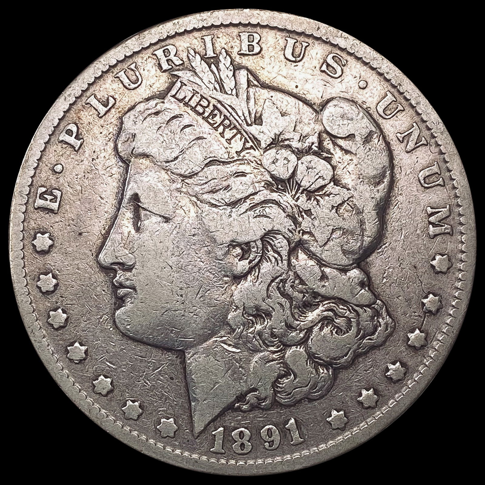 1891-CC Morgan Silver Dollar NICELY CIRCULATED (1 of 2)