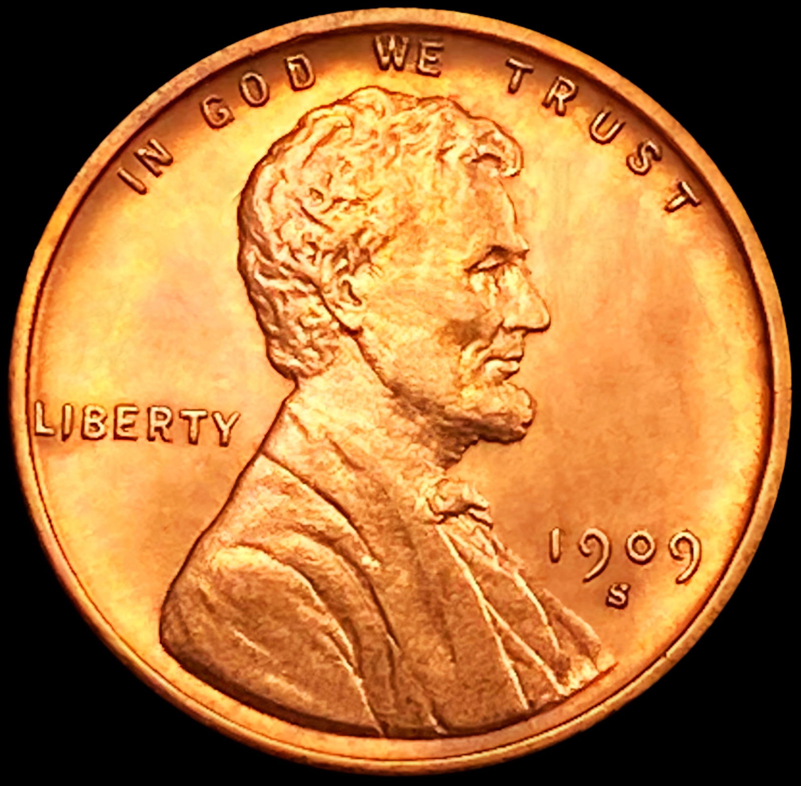 1909-S VDB Wheat Cent CHOICE BU RD (1 of 2)