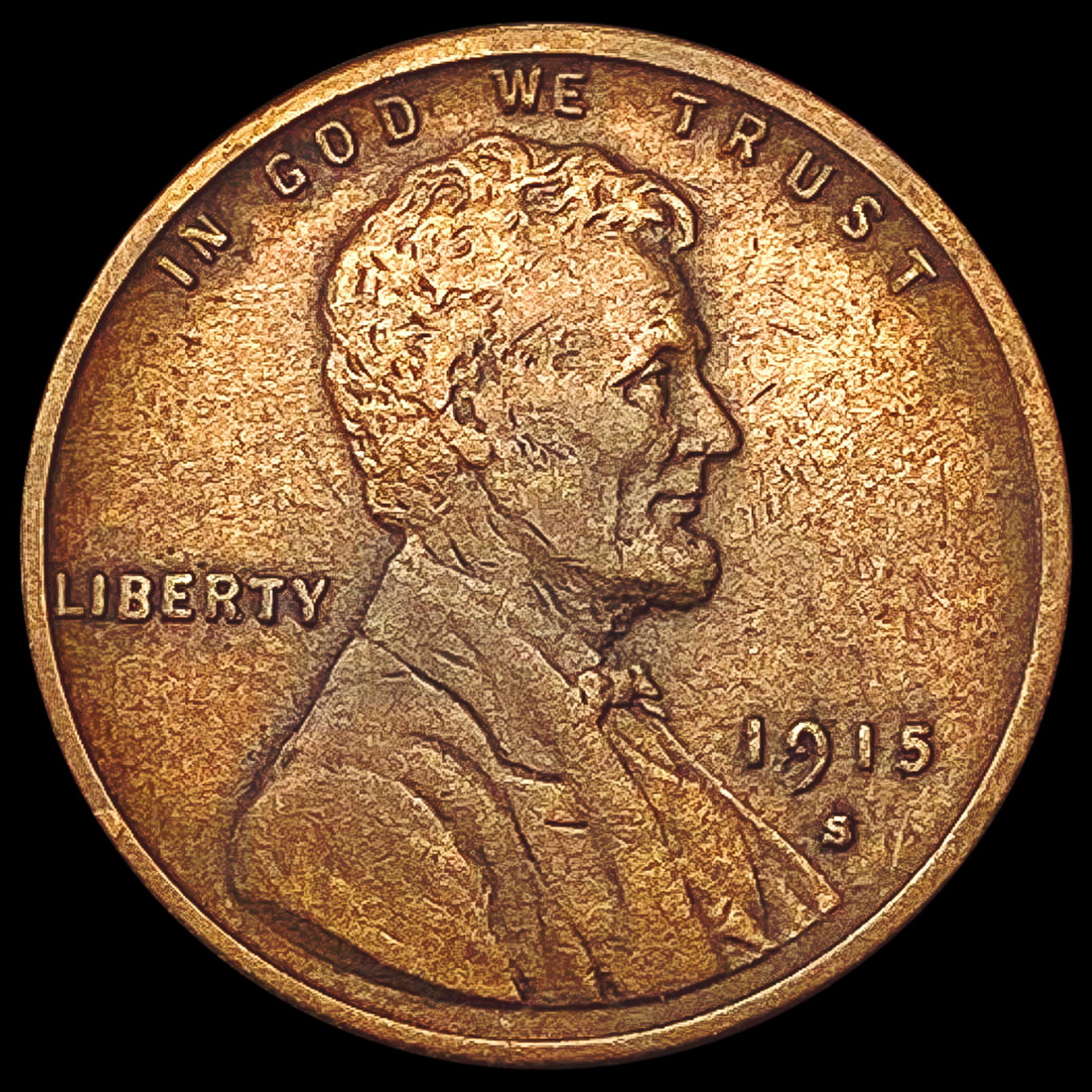 1915-S Wheat Cent NEARLY UNCIRCULATED (1 of 2)