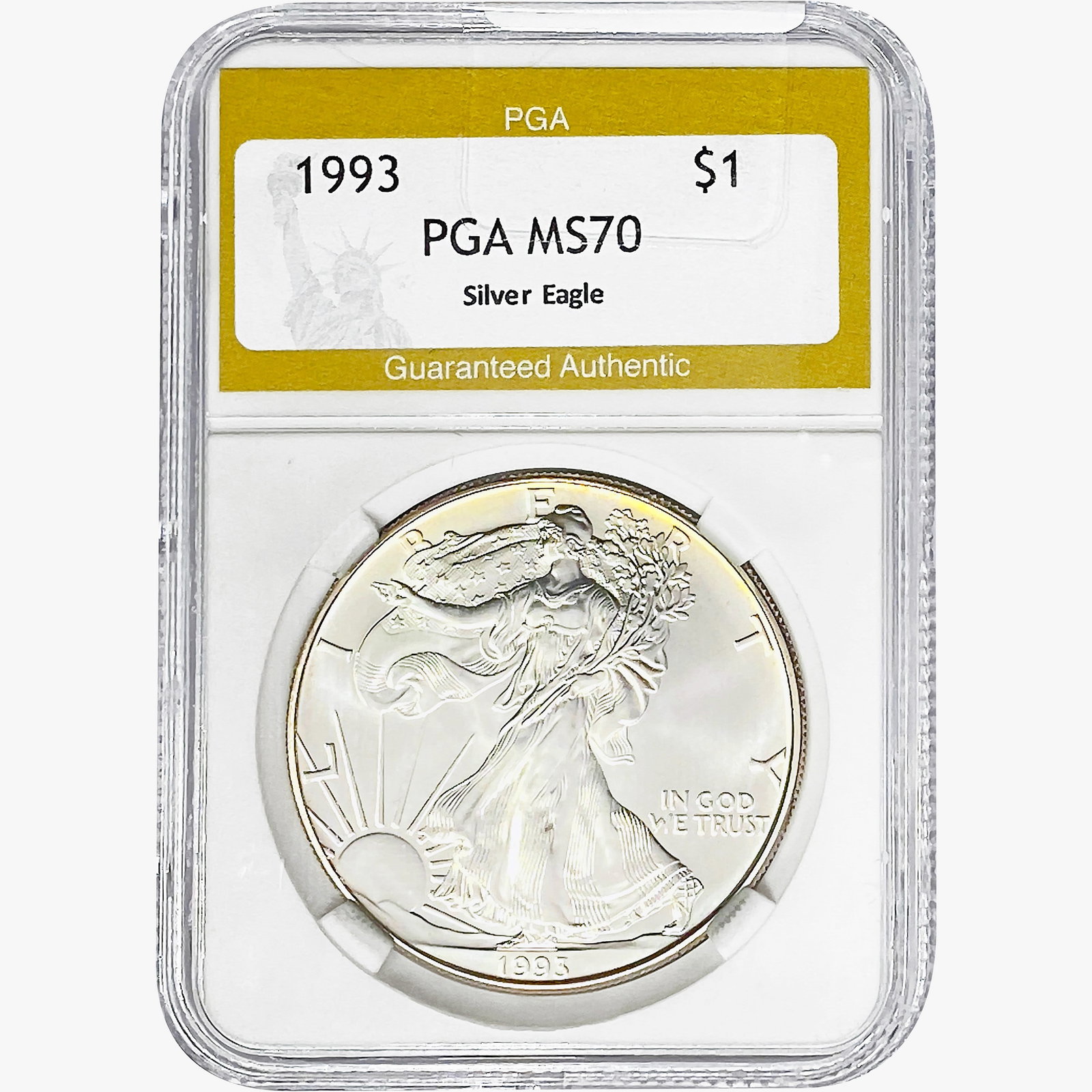 1993 American Silver Eagle PGA MS70 (1 of 2)