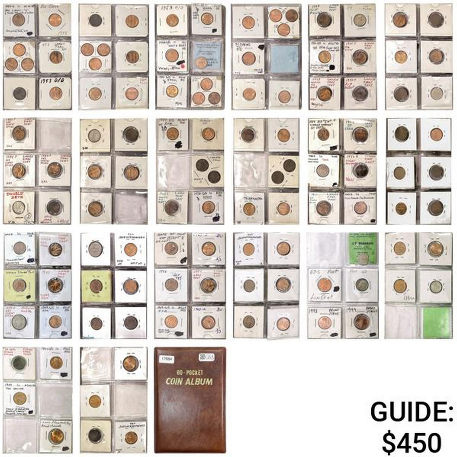 1904-2001 Assorted U.S. Coin Set 1C-10C [60] (1 of 12)