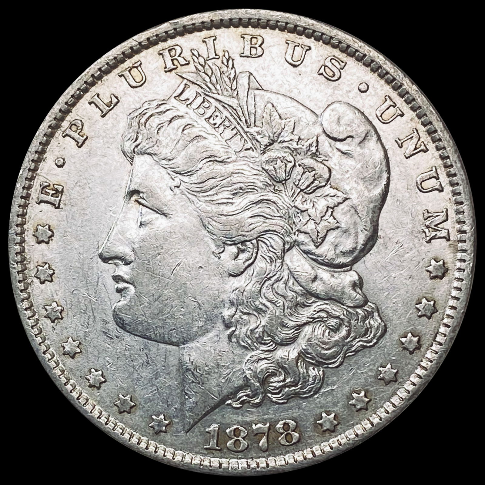 1878 Rev of 79 Morgan Silver Dollar CLOSE UNC (1 of 2)