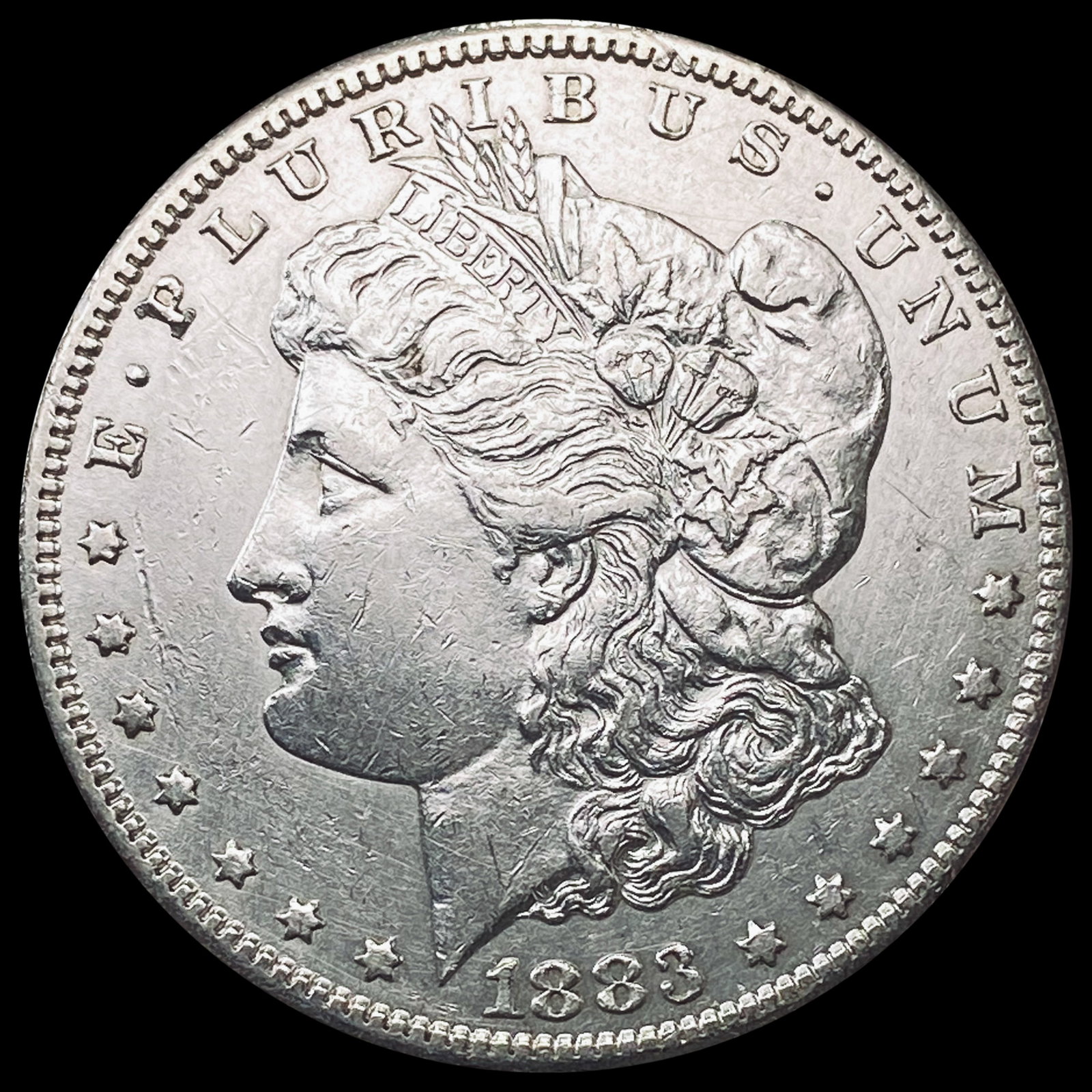 1883-S Morgan Silver Dollar CLOSELY UNCIRCULATED: 1883-S Morgan Silver Dollar CLOSELY UNCIRCULATED