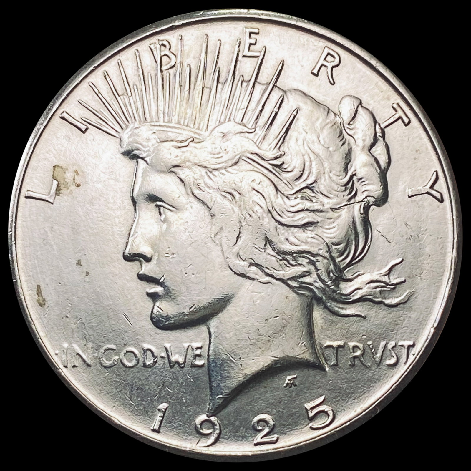 1925-S Silver Peace Dollar CLOSELY UNCIRCULATED: 1925-S Silver Peace Dollar CLOSELY UNCIRCULATED