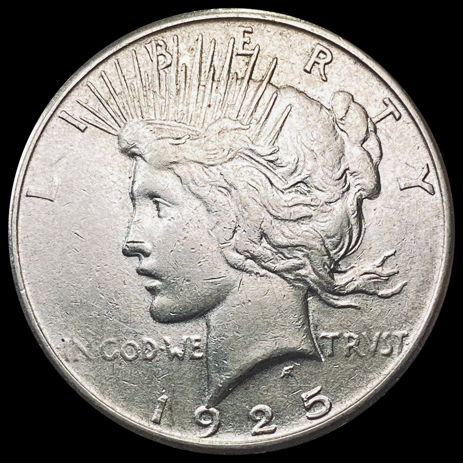 1925-S Silver Peace Dollar CLOSELY UNCIRCULATED: 1925-S Silver Peace Dollar CLOSELY UNCIRCULATED