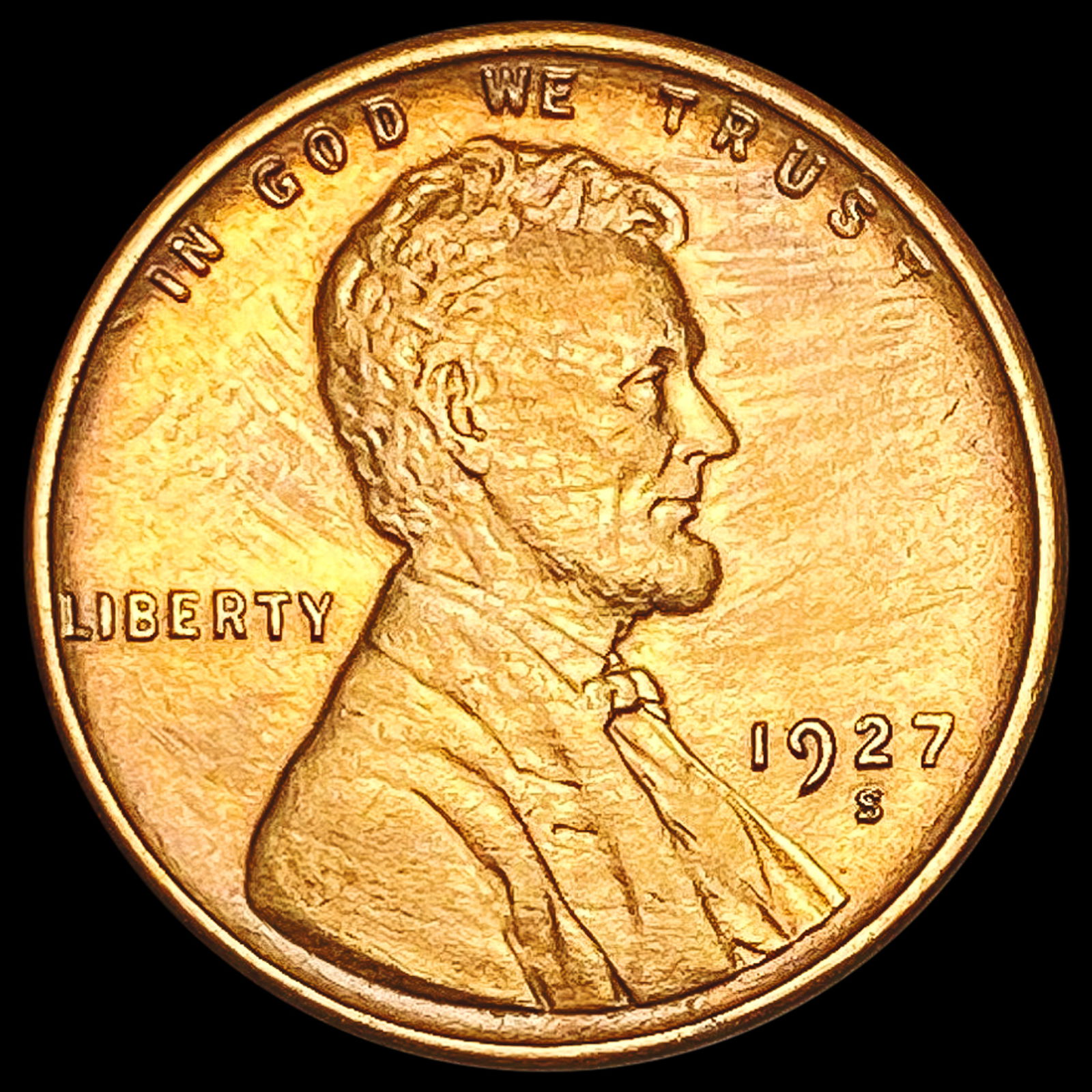 1927-S RD Wheat Cent UNCIRCULATED (1 of 2)