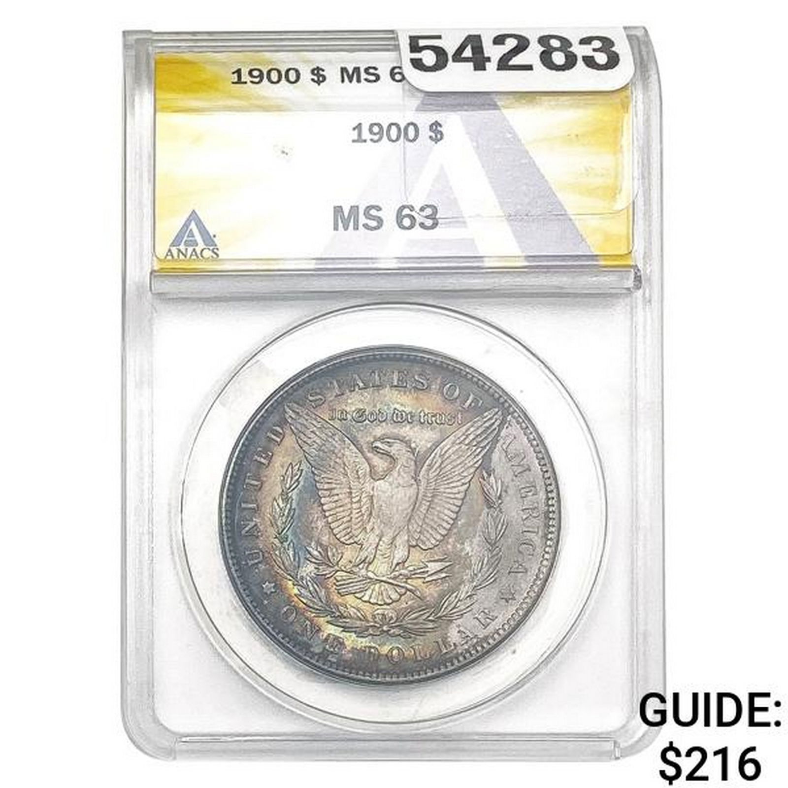 1900 Morgan Silver Dollar ANACS MS63 (1 of 2)