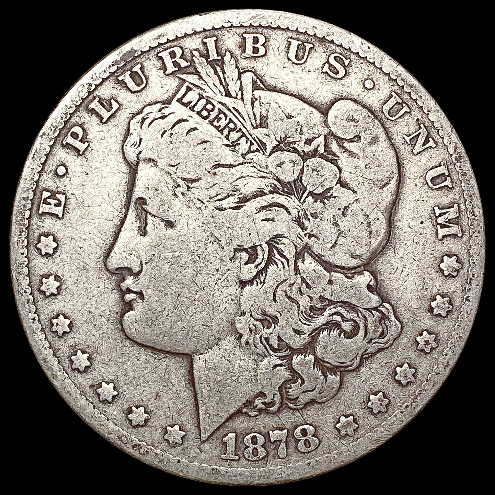 1878-CC Morgan Silver Dollar NEAR UNC (1 of 2)