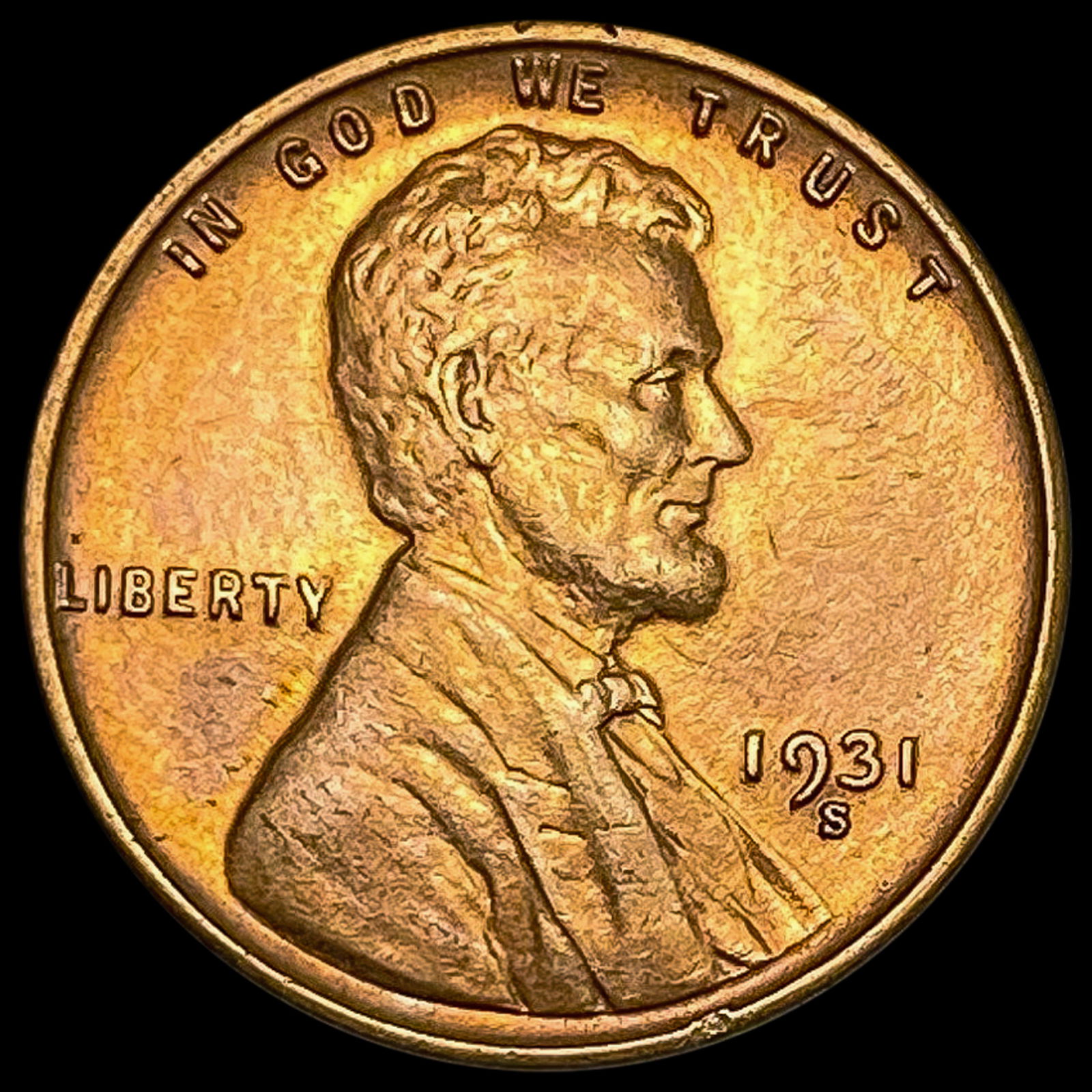 1931-S RD Wheat Cent UNCIRCULATED (1 of 2)