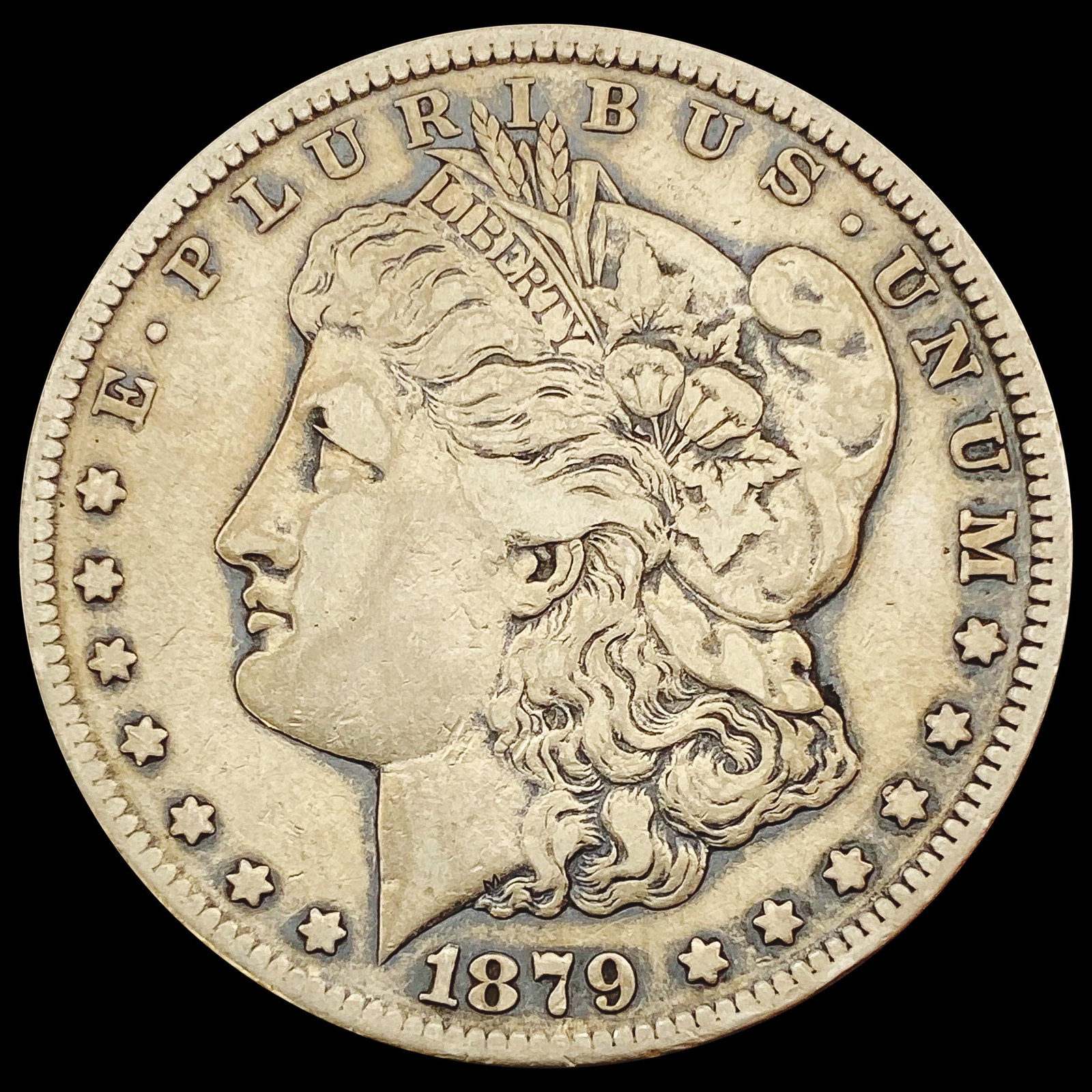 1879-CC Morgan Silver Dollar ABOUT UNCIRCULATED: 1879-CC Morgan Silver Dollar ABOUT UNCIRCULATED