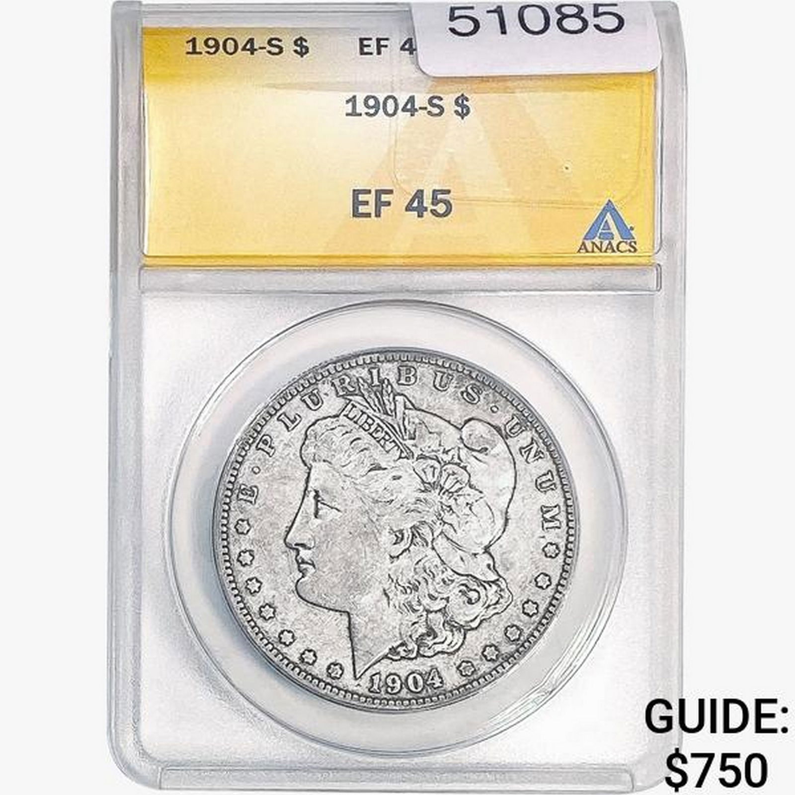 1904-S Morgan Silver Dollar ANACS EF45 (1 of 2)