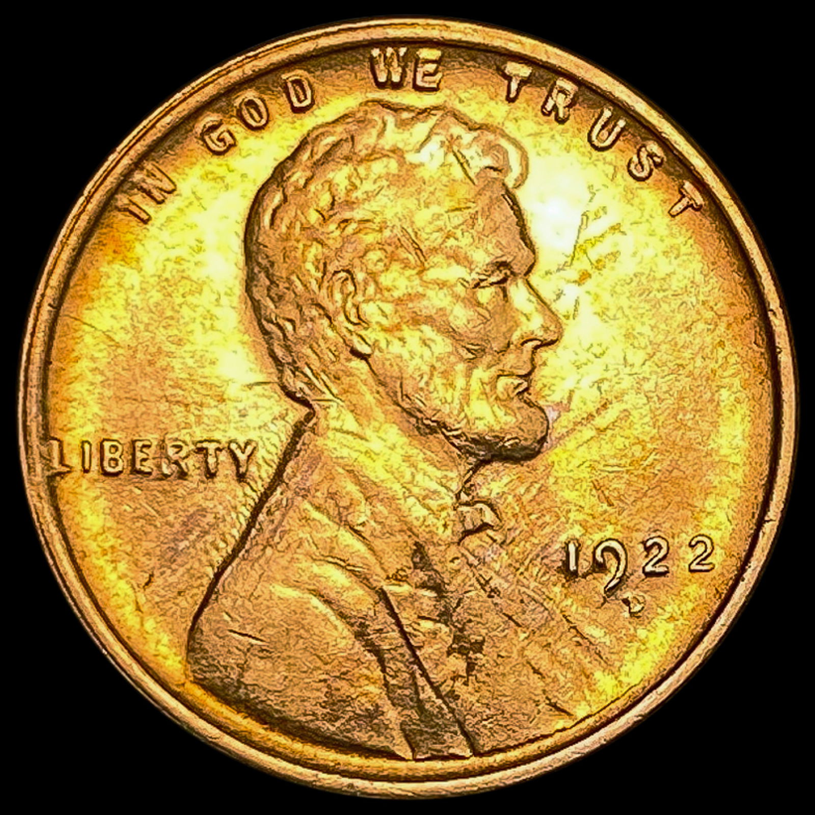 1922-D RD Wheat Cent UNCIRCULATED (1 of 2)