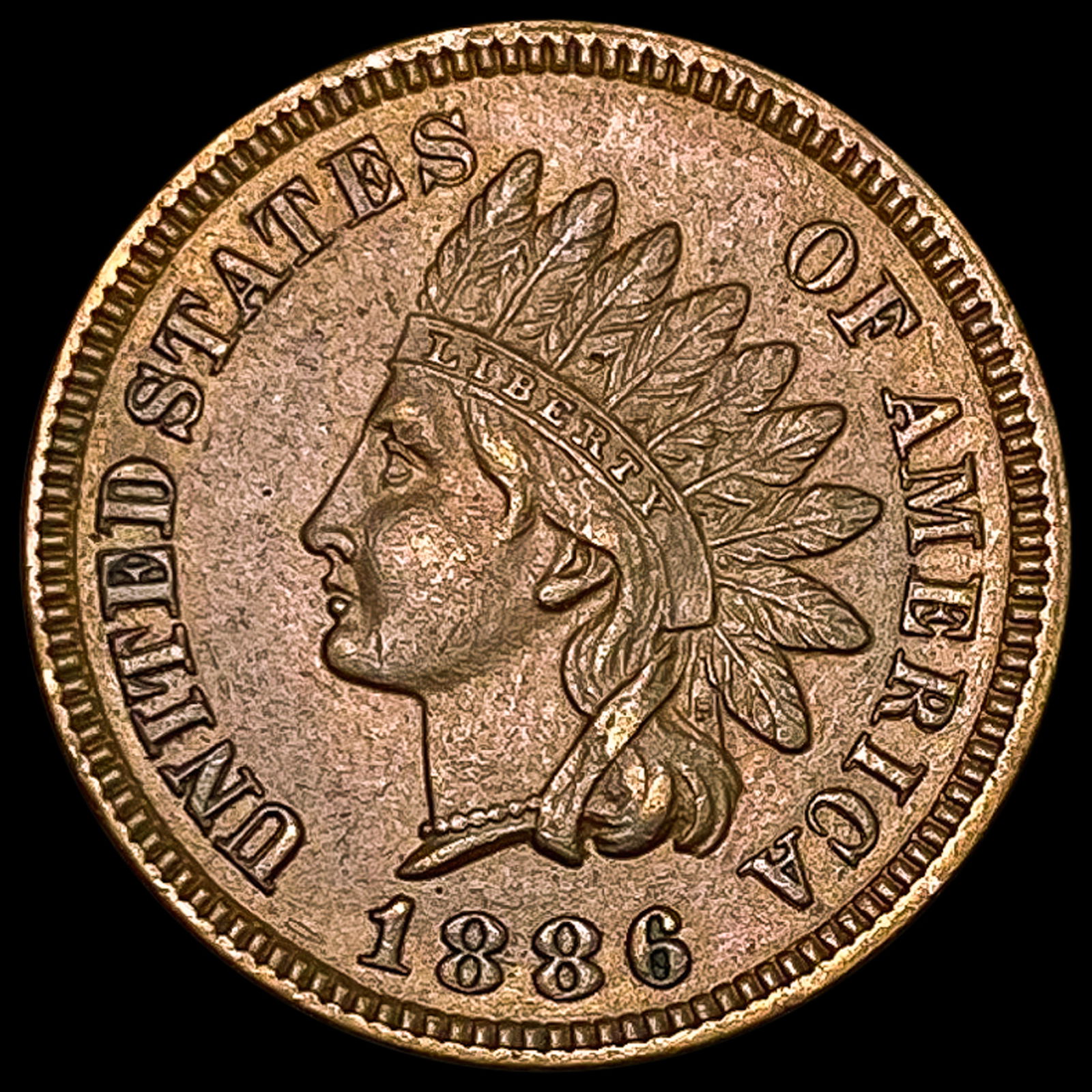1886 T1 Indian Head Cent UNCIRCULATED (1 of 2)
