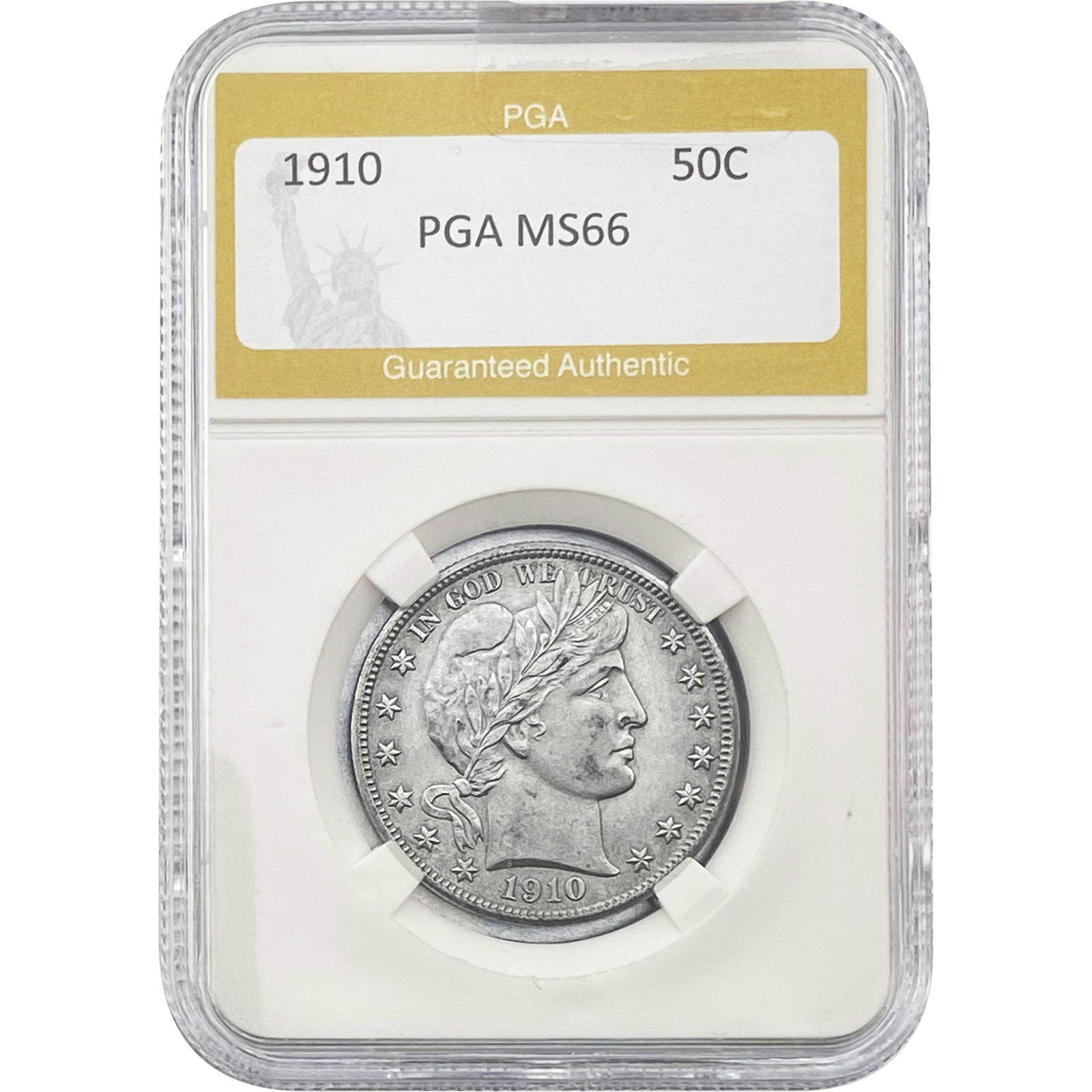1910 Barber Half Dollar PGA MS66 (1 of 2)