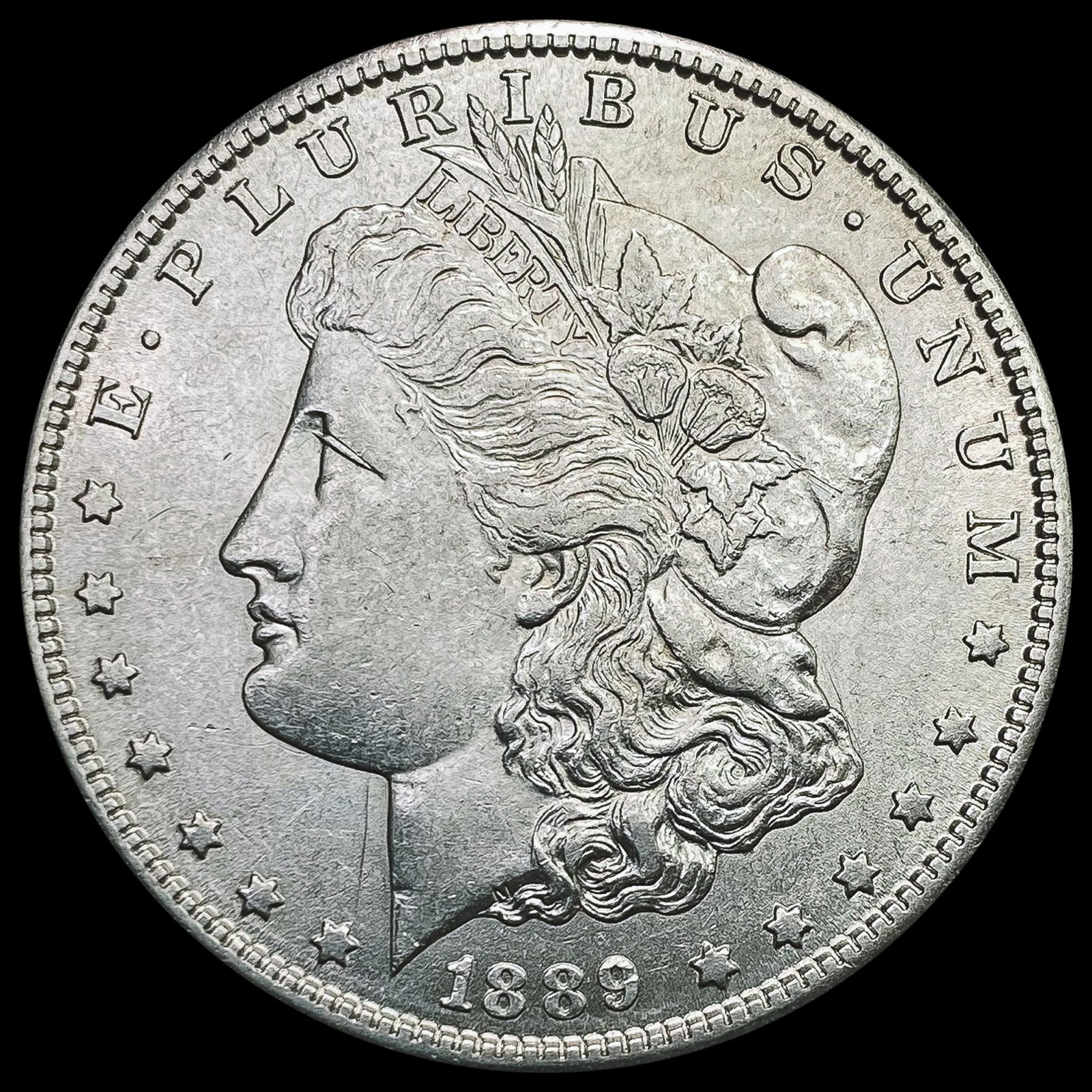 1889-S Morgan Silver Dollar CLOSELY UNCIRCULATED (1 of 2)
