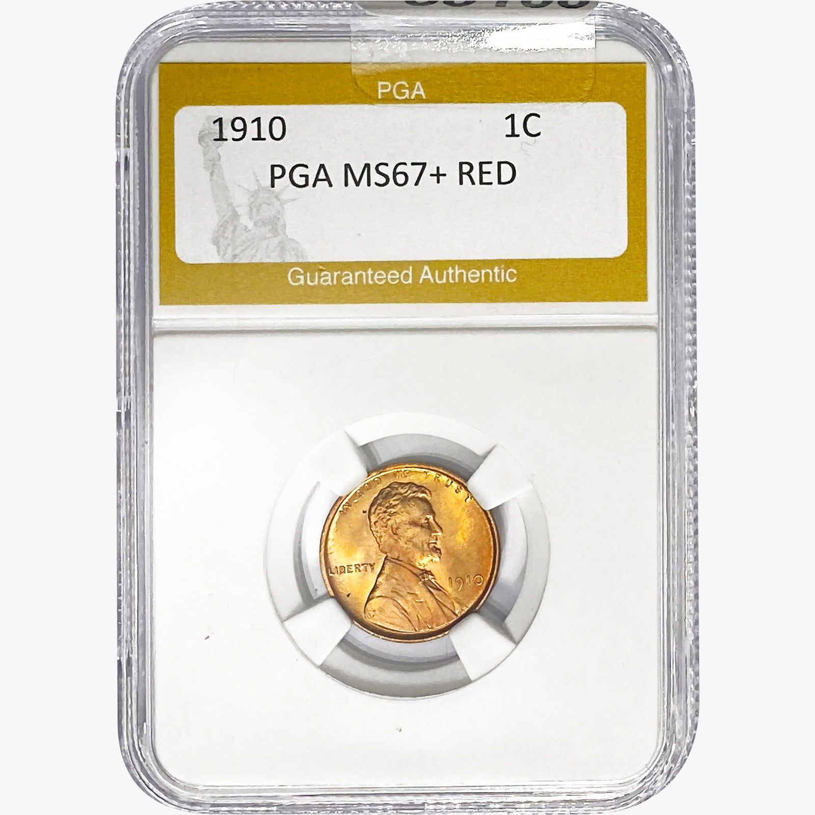 1910 Wheat Cent PGA MS67+ RED (1 of 2)