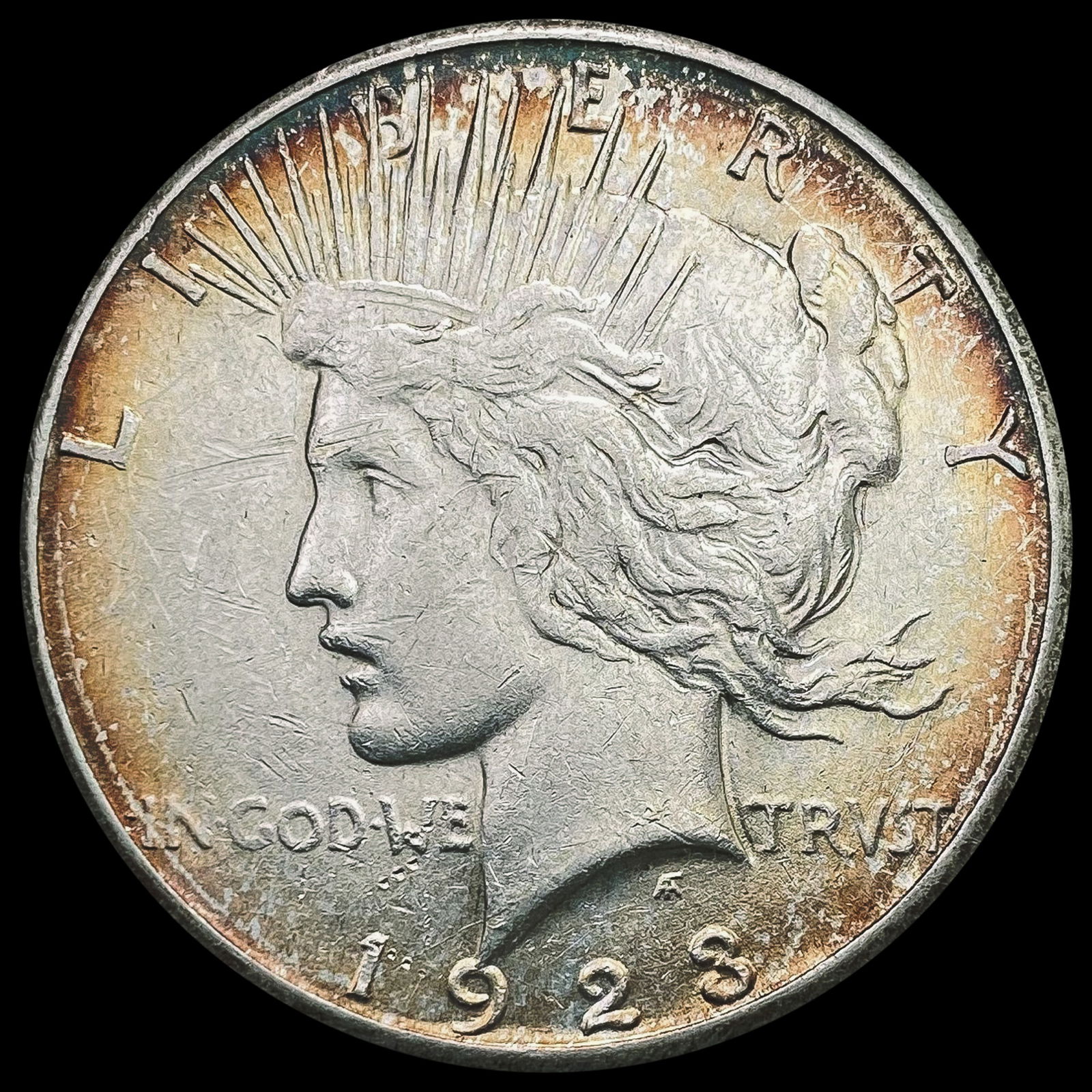 1923-S Silver Peace Dollar CLOSELY UNCIRCULATED (1 of 2)