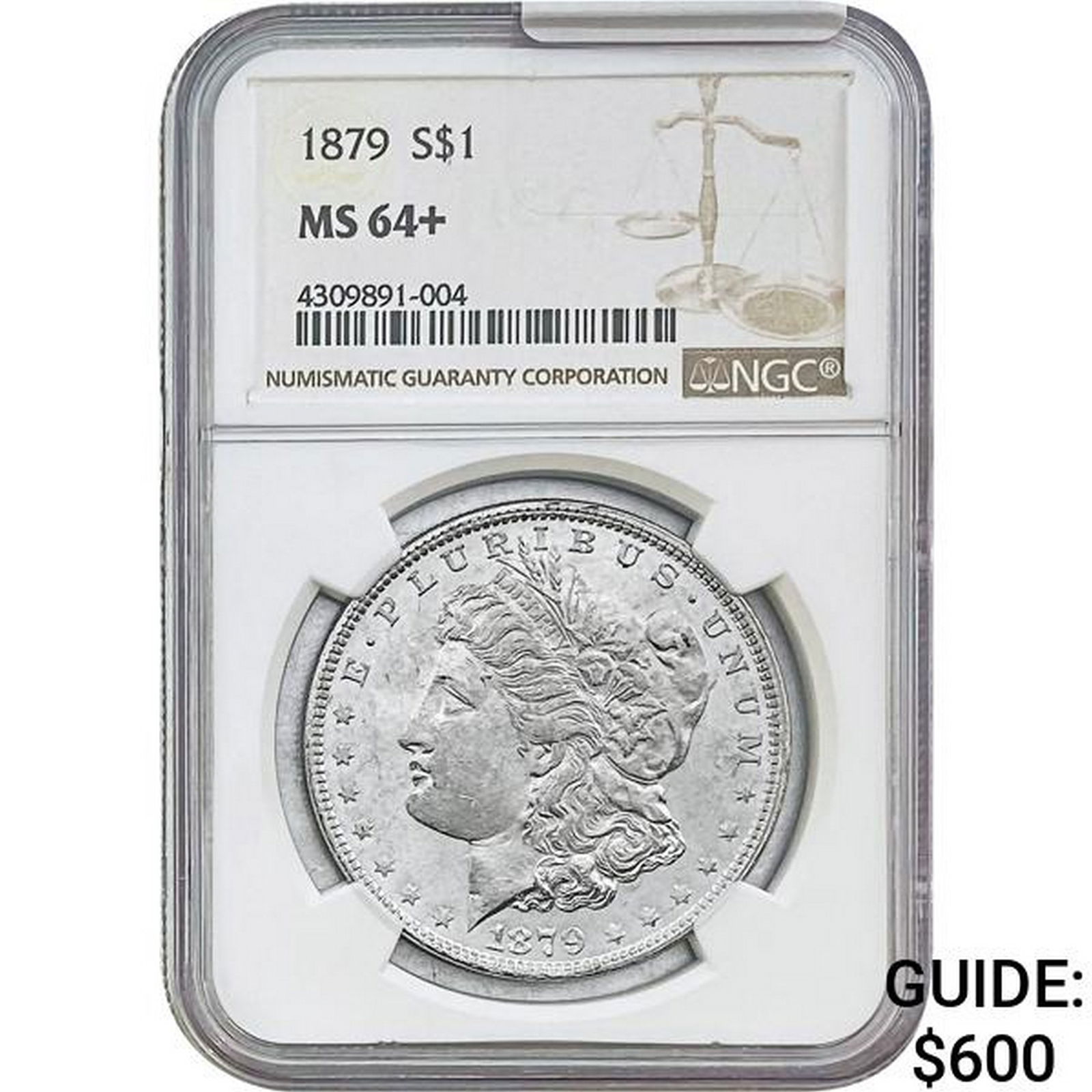 1879 Morgan Silver Dollar NGC MS64+ (1 of 2)
