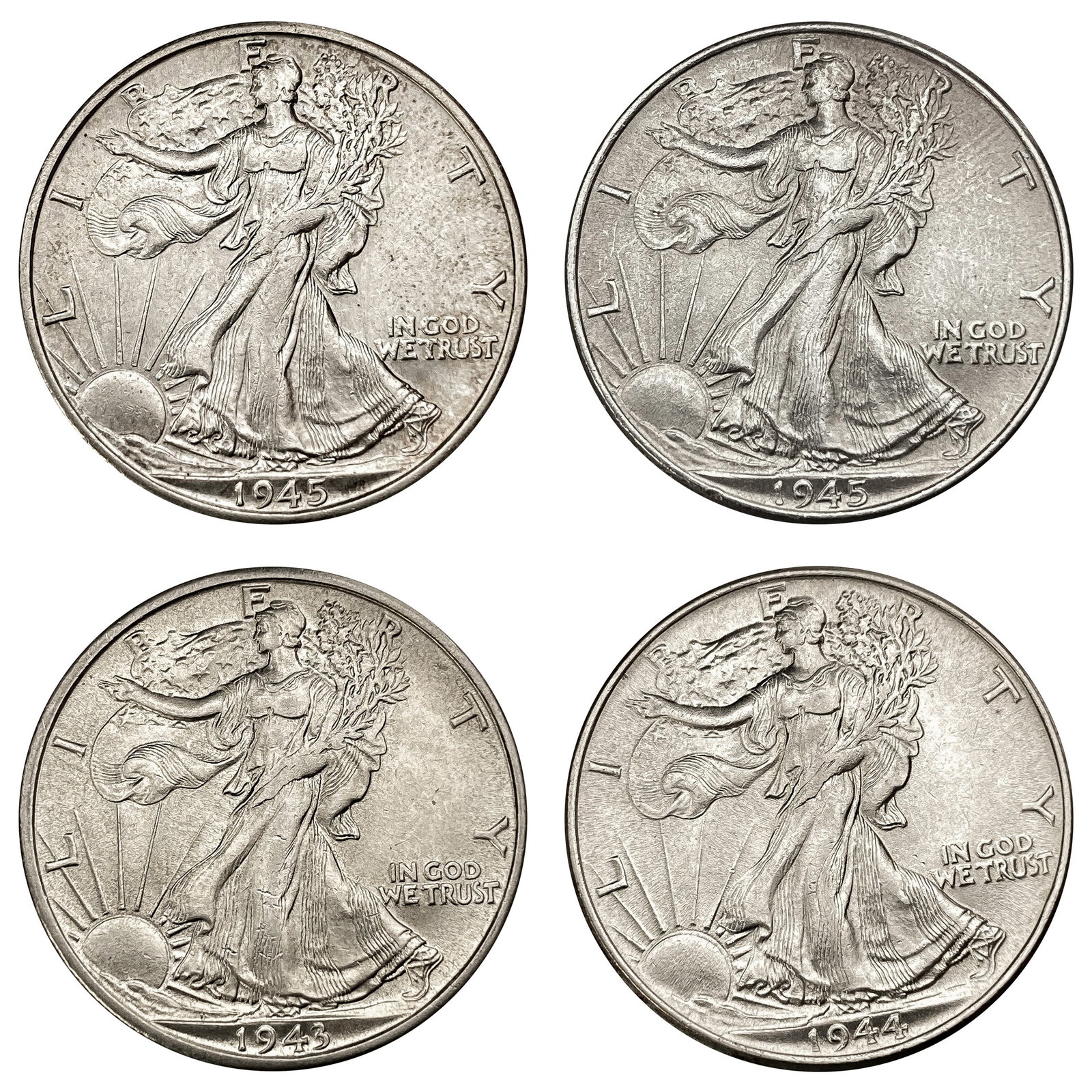 1943-1945 [4] Walking Liberty Half Dollar: 1943-1945 [4] Walking Liberty Half Dollar