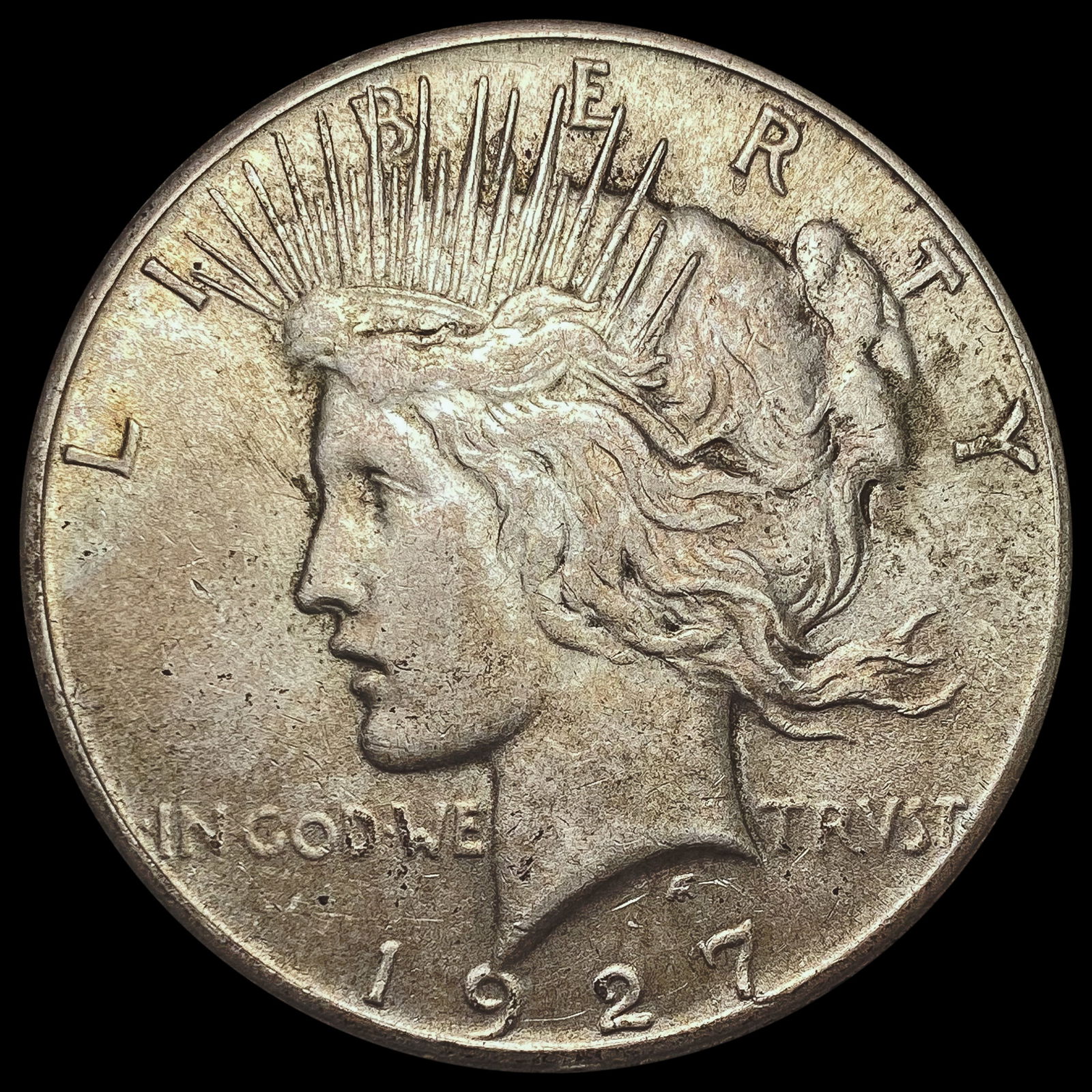 1927 Silver Peace Dollar CLOSELY UNCIRCULATED (1 of 2)
