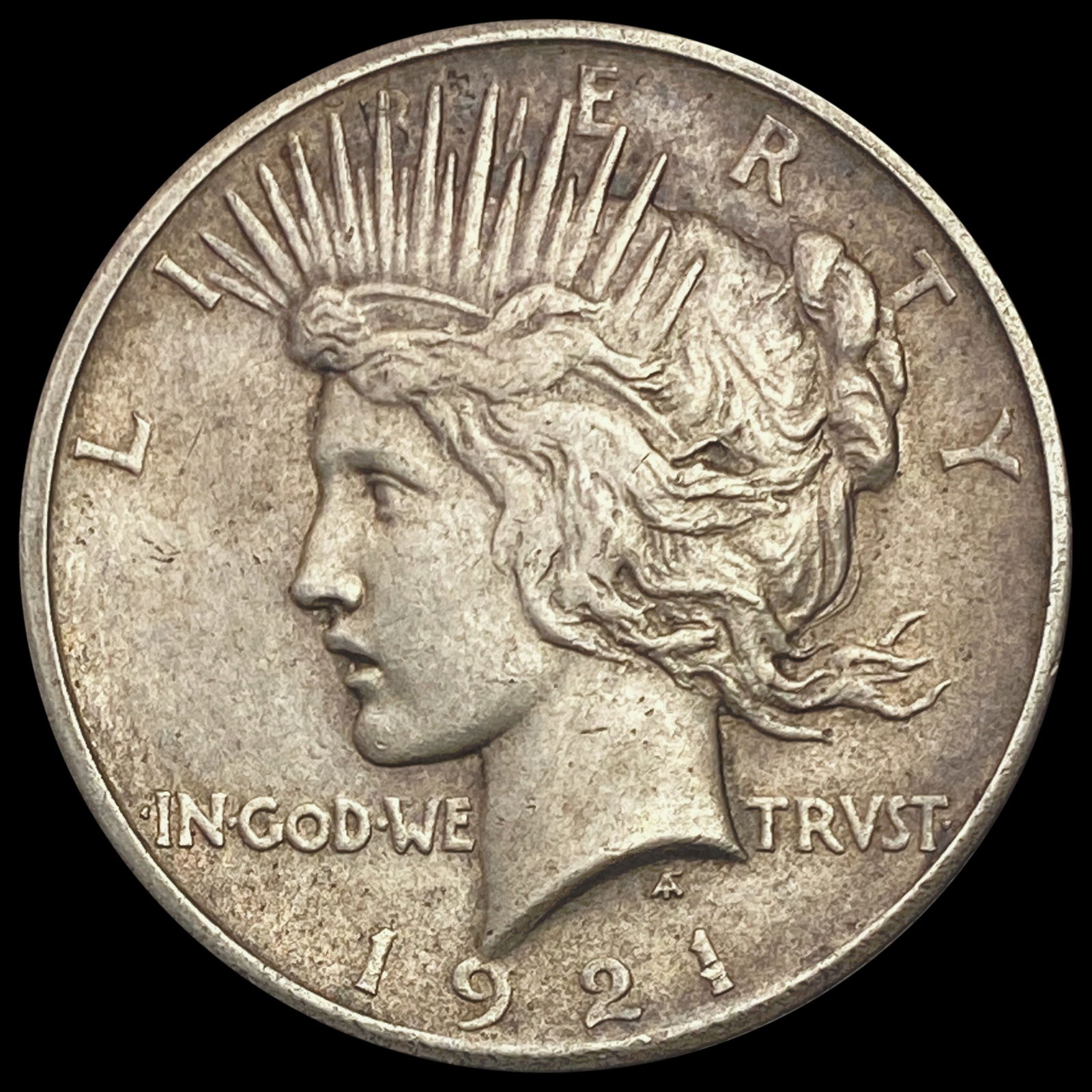 1921 Silver Peace Dollar NEARLY UNCIRCULATED (1 of 2)