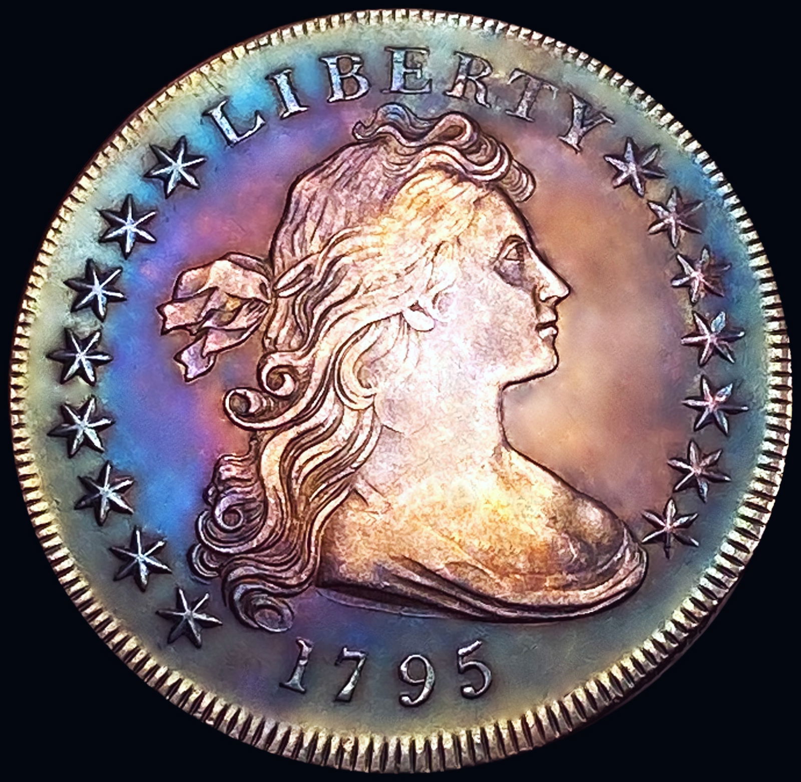 1795 Draped Bust Dollar CHOICE AU (1 of 2)