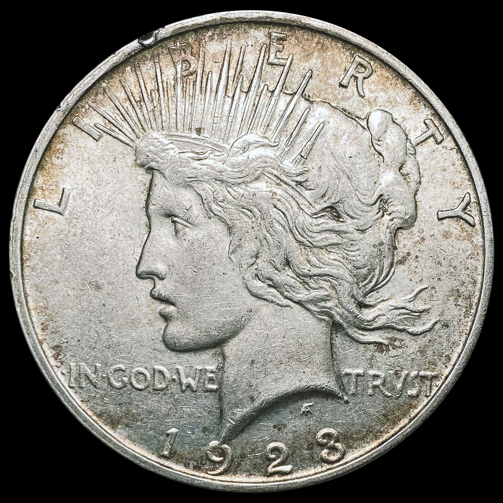 1923-D Silver Peace Dollar CLOSELY UNCIRCULATED (1 of 2)