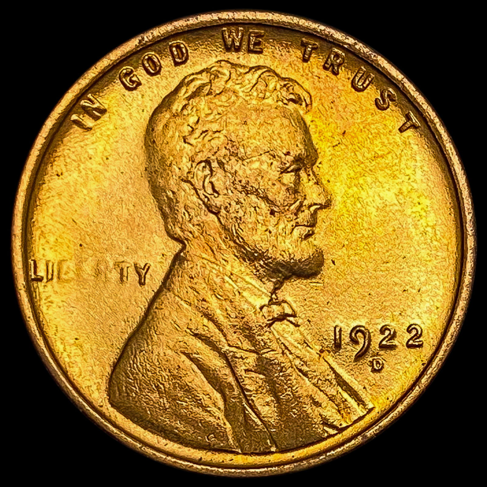 1922-D RD Wheat Cent UNCIRCULATED (1 of 2)