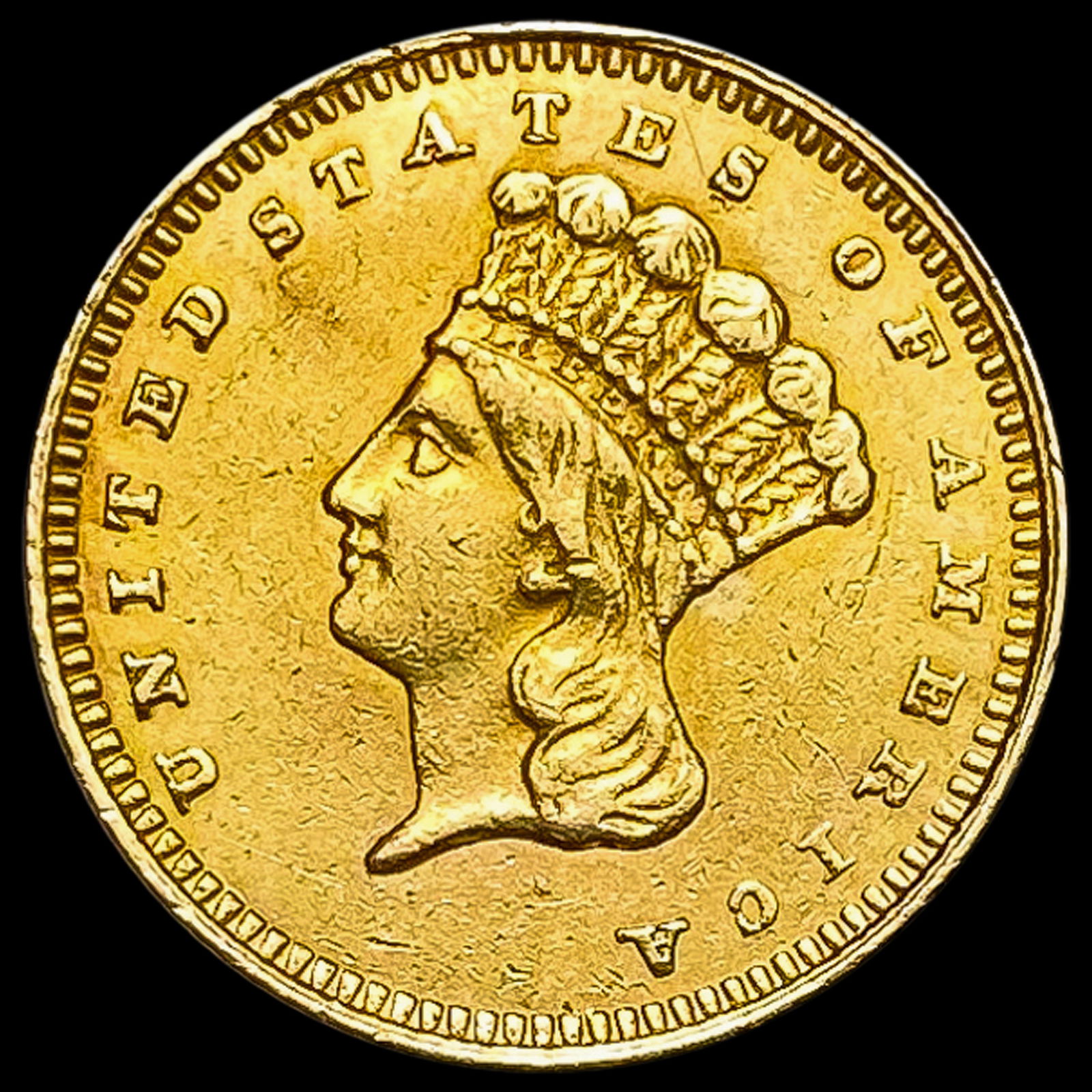 1862 Rare Gold Dollar CLOSELY UNCIRCULATED (1 of 2)