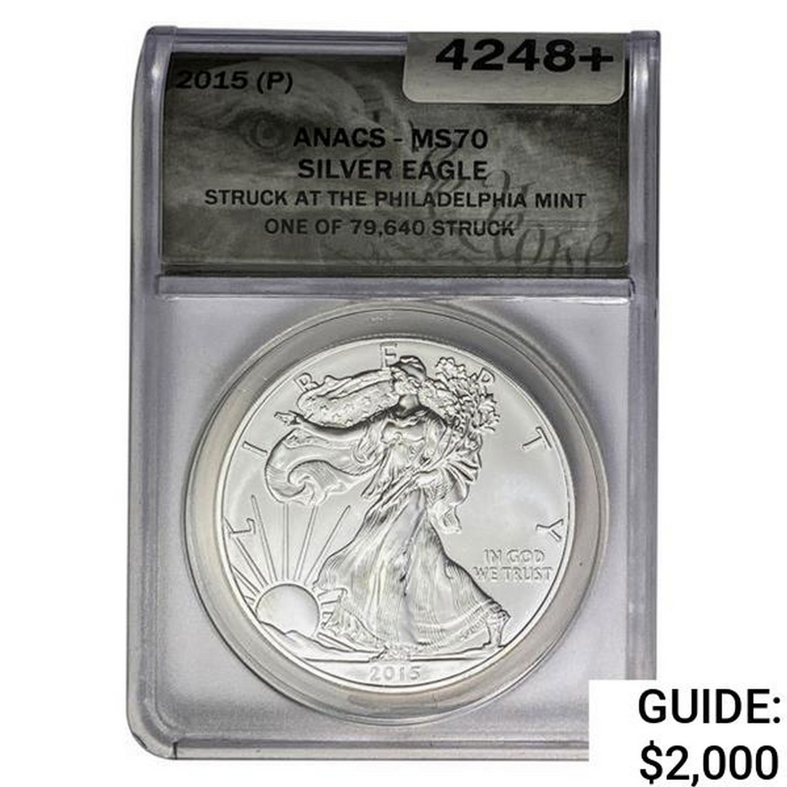 2015-P Silver Eagle ANACS MS70 (1 of 2)