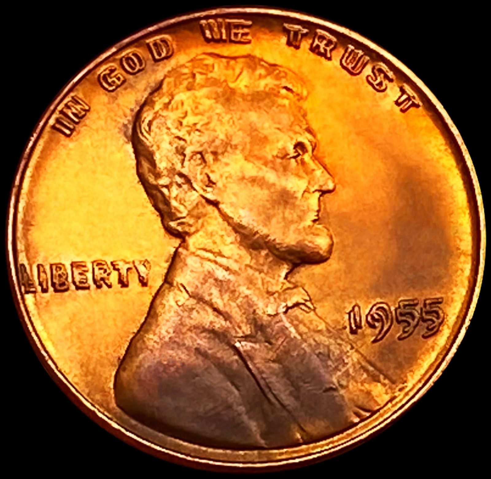 1955/55 DDO Wheat Cent CHOICE BU RD (1 of 2)