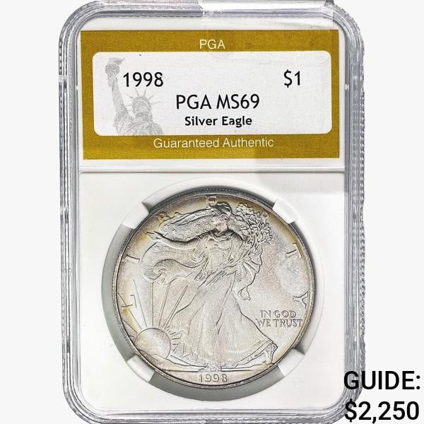 1998 American Silver Eagle PGA MS70 (1 of 2)