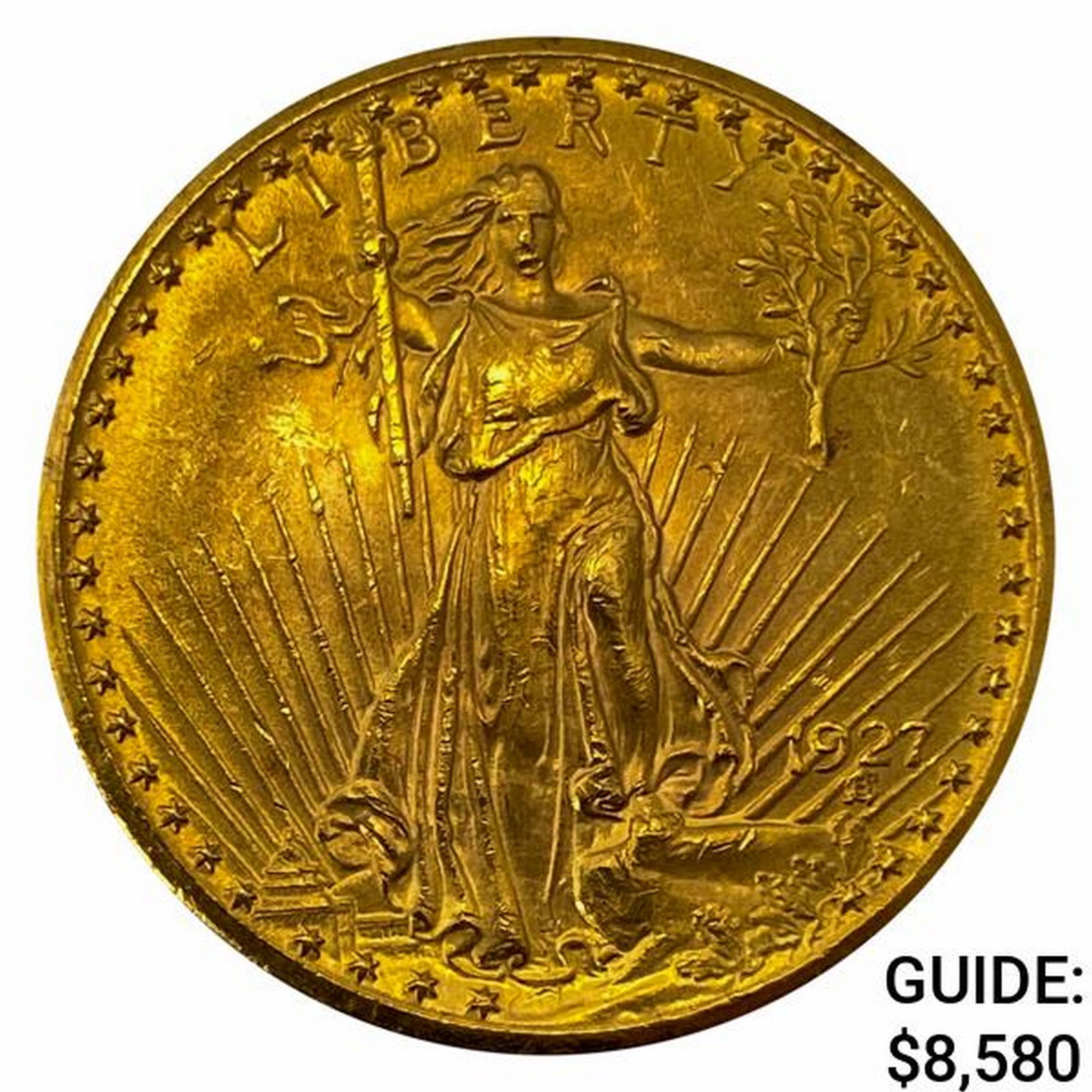 1927 $20 Gold Double Eagle UNCIRCULATED (1 of 2)