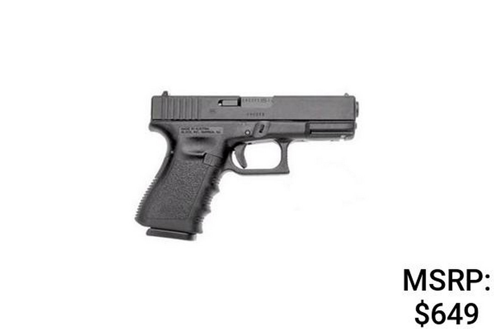 Glock Model G19 9mm Semi-Auto Pistol: Glock Model G19 9mm Semi-Auto Pistol