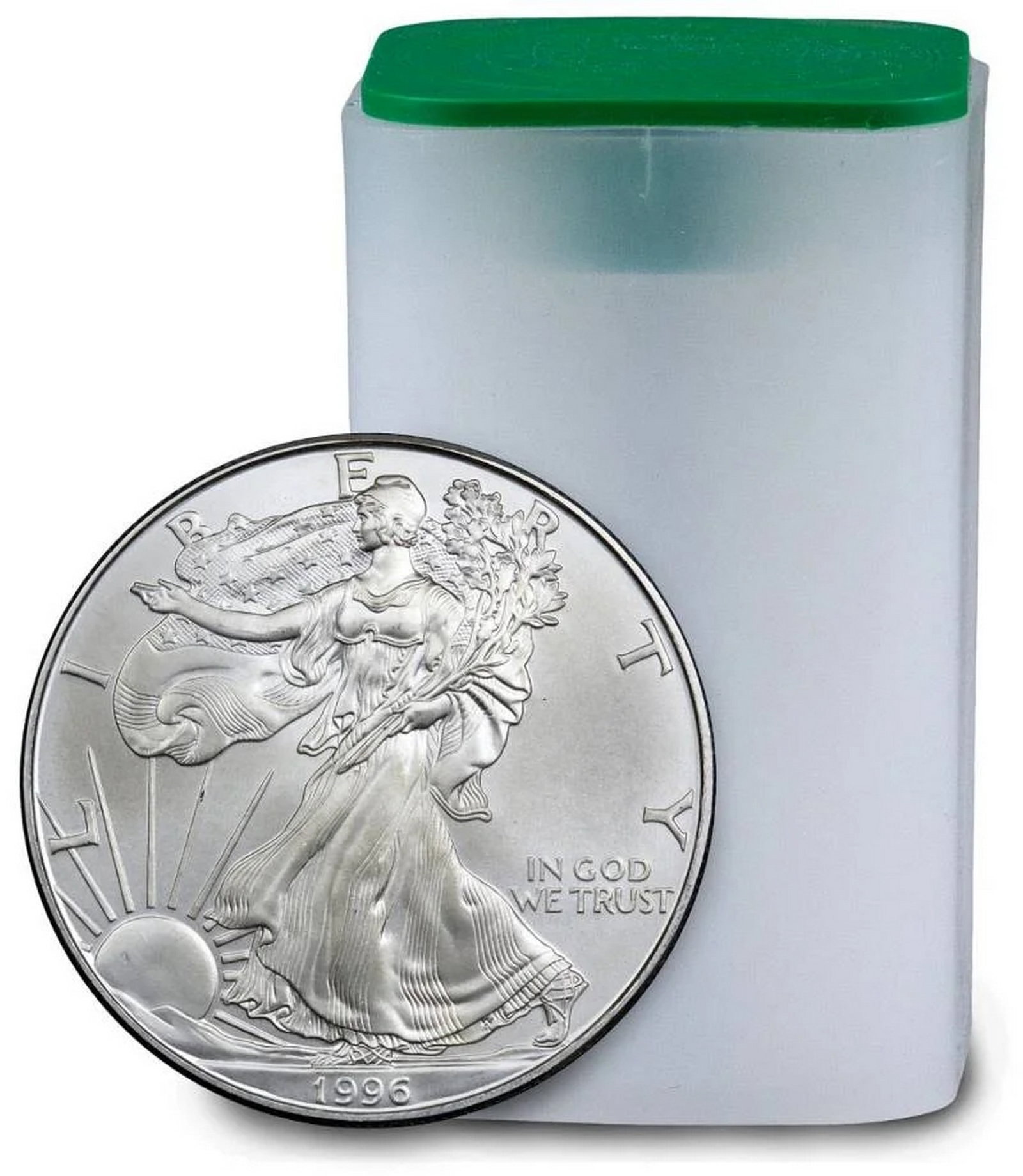 [20] 1996 American Silver Eagle Roll GEM BU: [20] 1996 American Silver Eagle Roll GEM BU