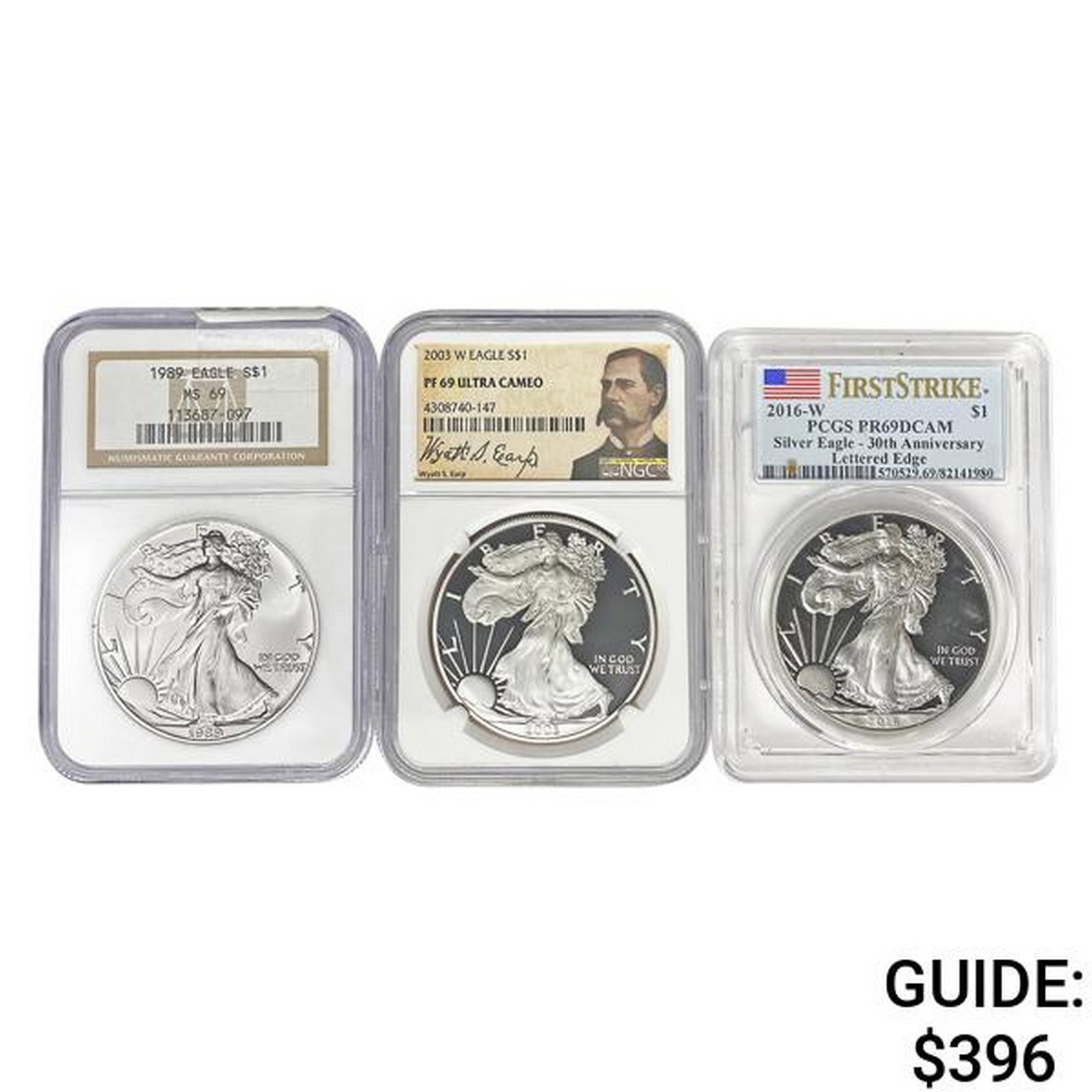 1. 1989 Eagle S$1 NGC MS692. 2003 W Eag: 1. 1989 Eagle S$1 NGC MS692. 2003 W Eag