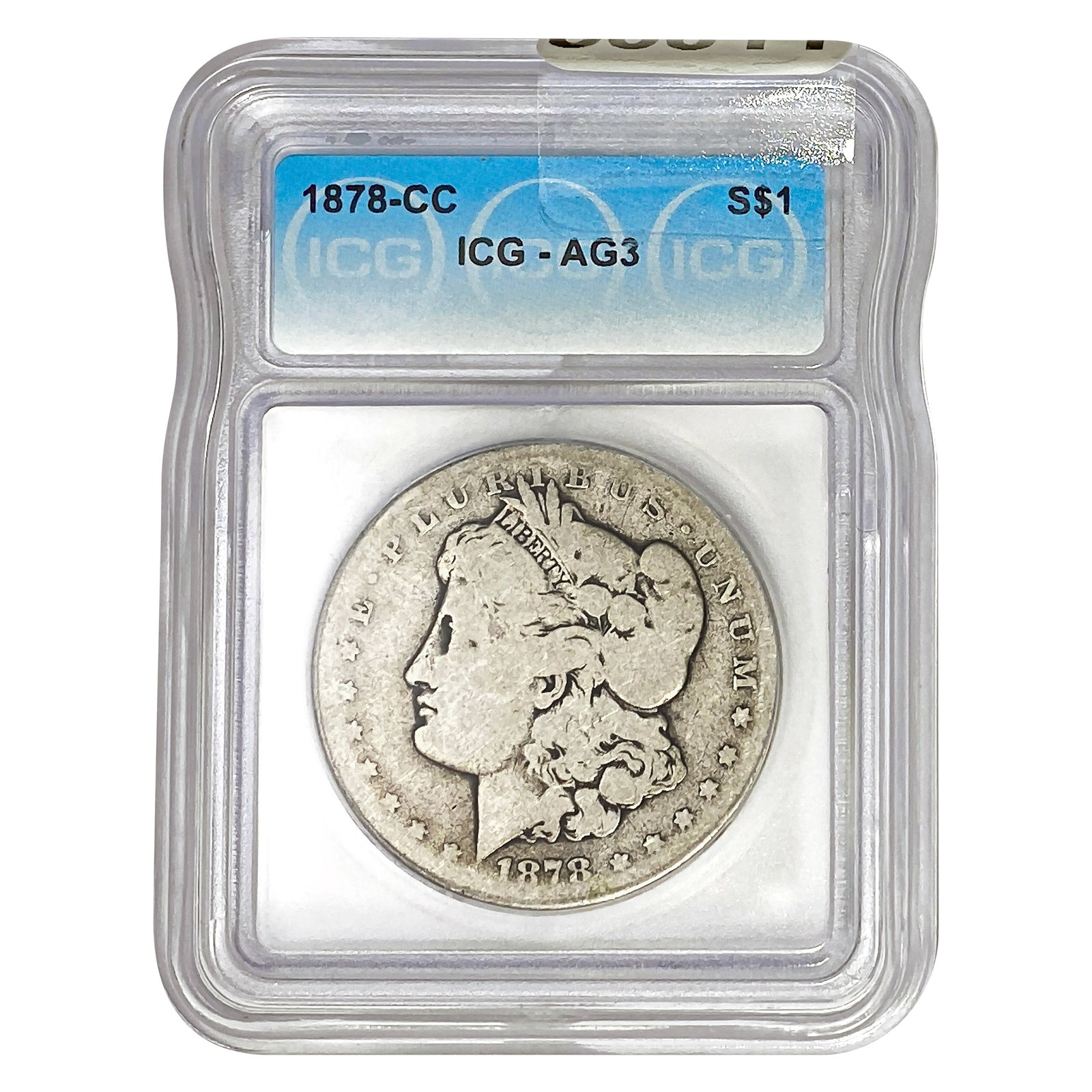 1878-CC Morgan Dollar ICG AG3: 1878-CC Morgan Dollar ICG AG3