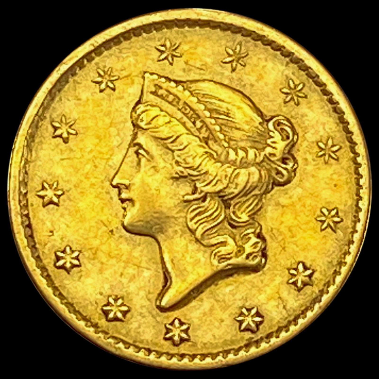 1852 Rare Gold Dollar CLOSELY UNCIRCULATED (1 of 2)