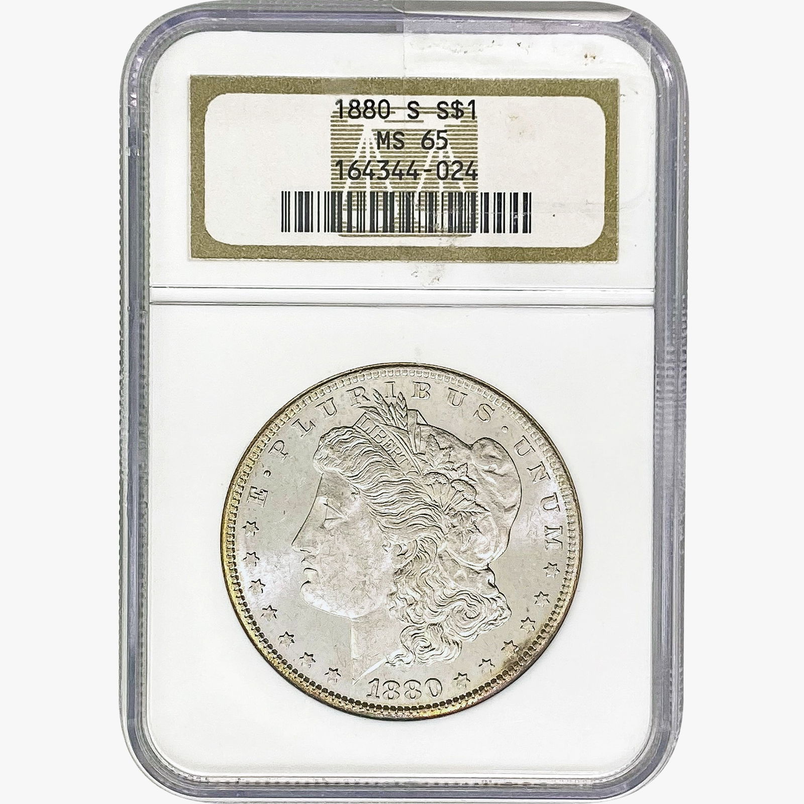 1880-S Morgan Silver Dollar NGC MS65 (1 of 2)