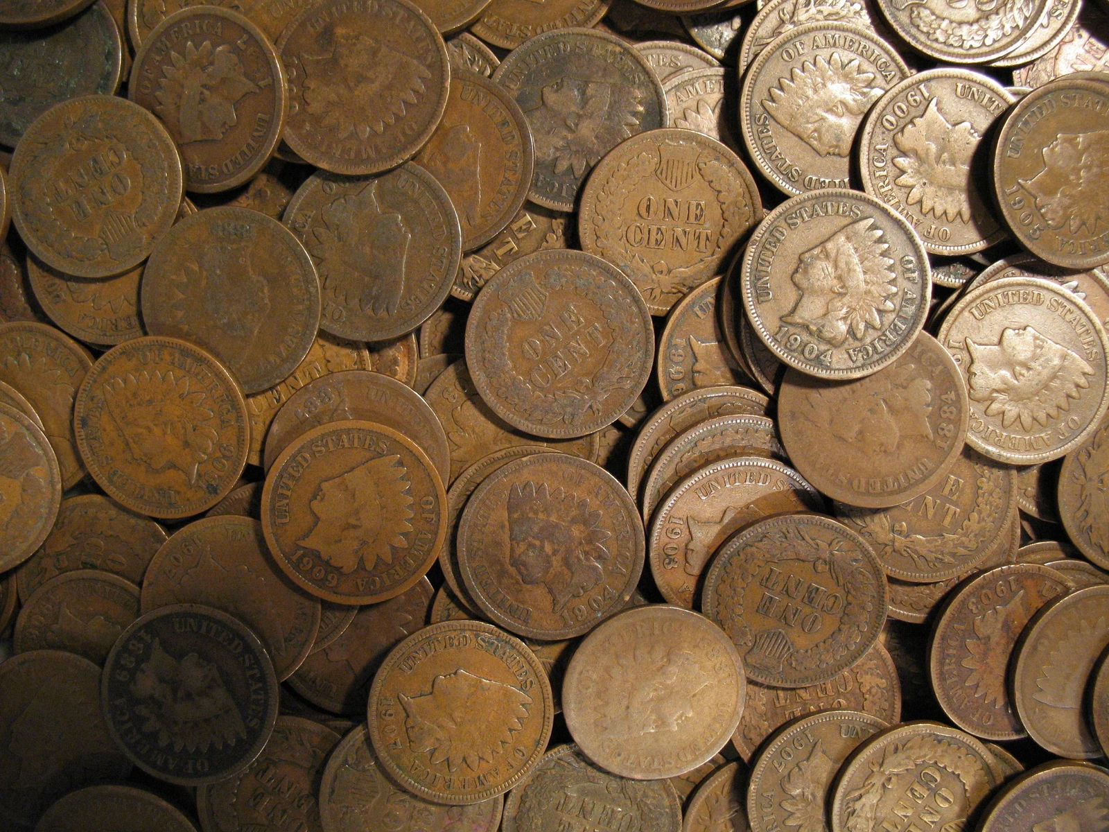 [100] Mixed Date Indian Head Cent (1 of 1)