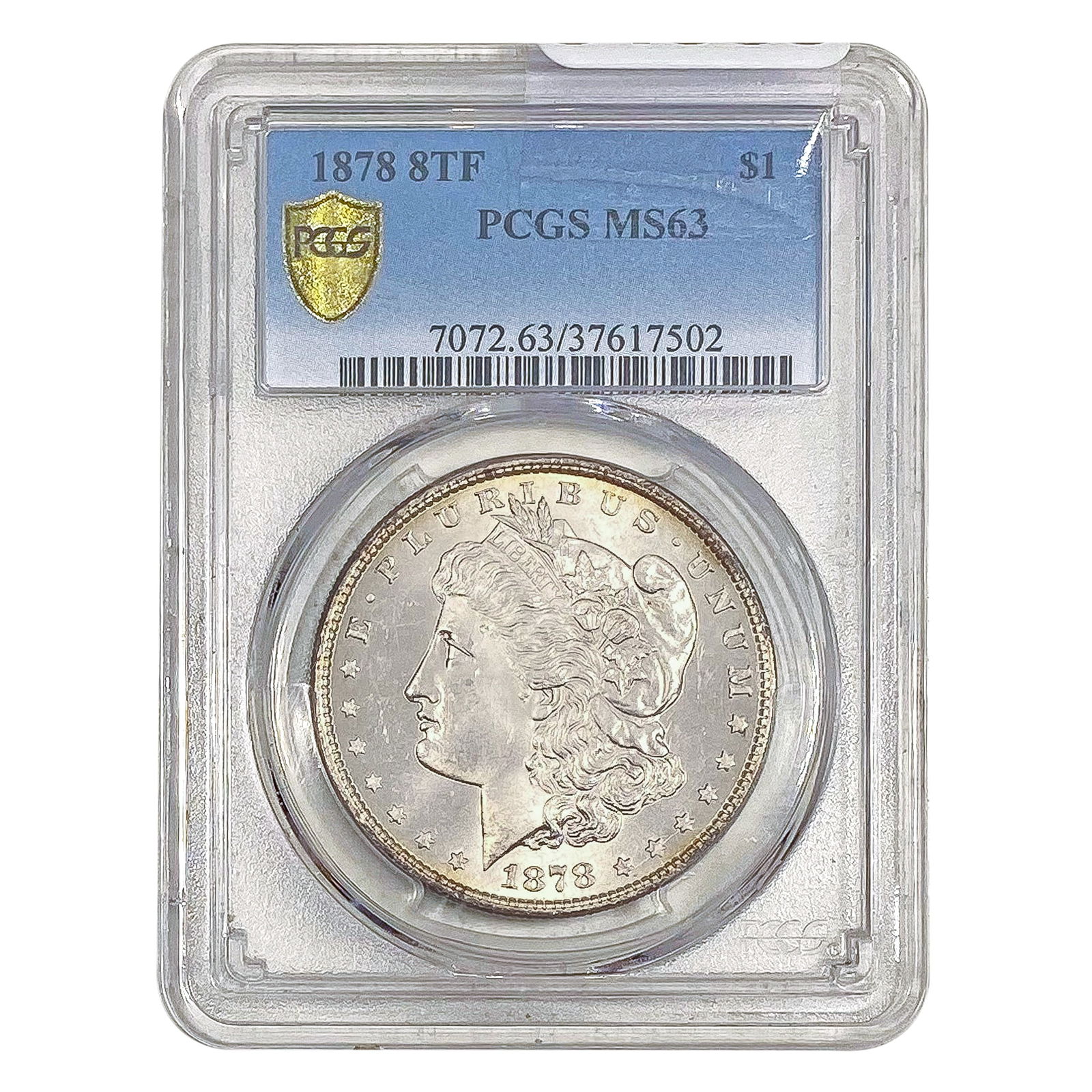 1878 8TF Morgan Dollar PCGS MS63 (1 of 2)