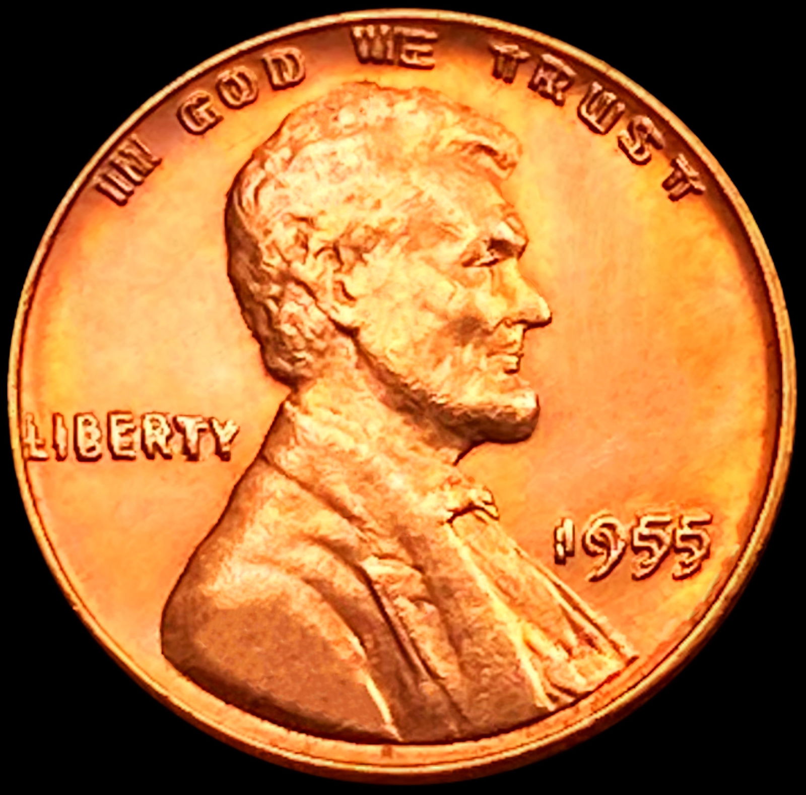 1955/55 DDO Wheat Cent CHOICE BU RD (1 of 2)