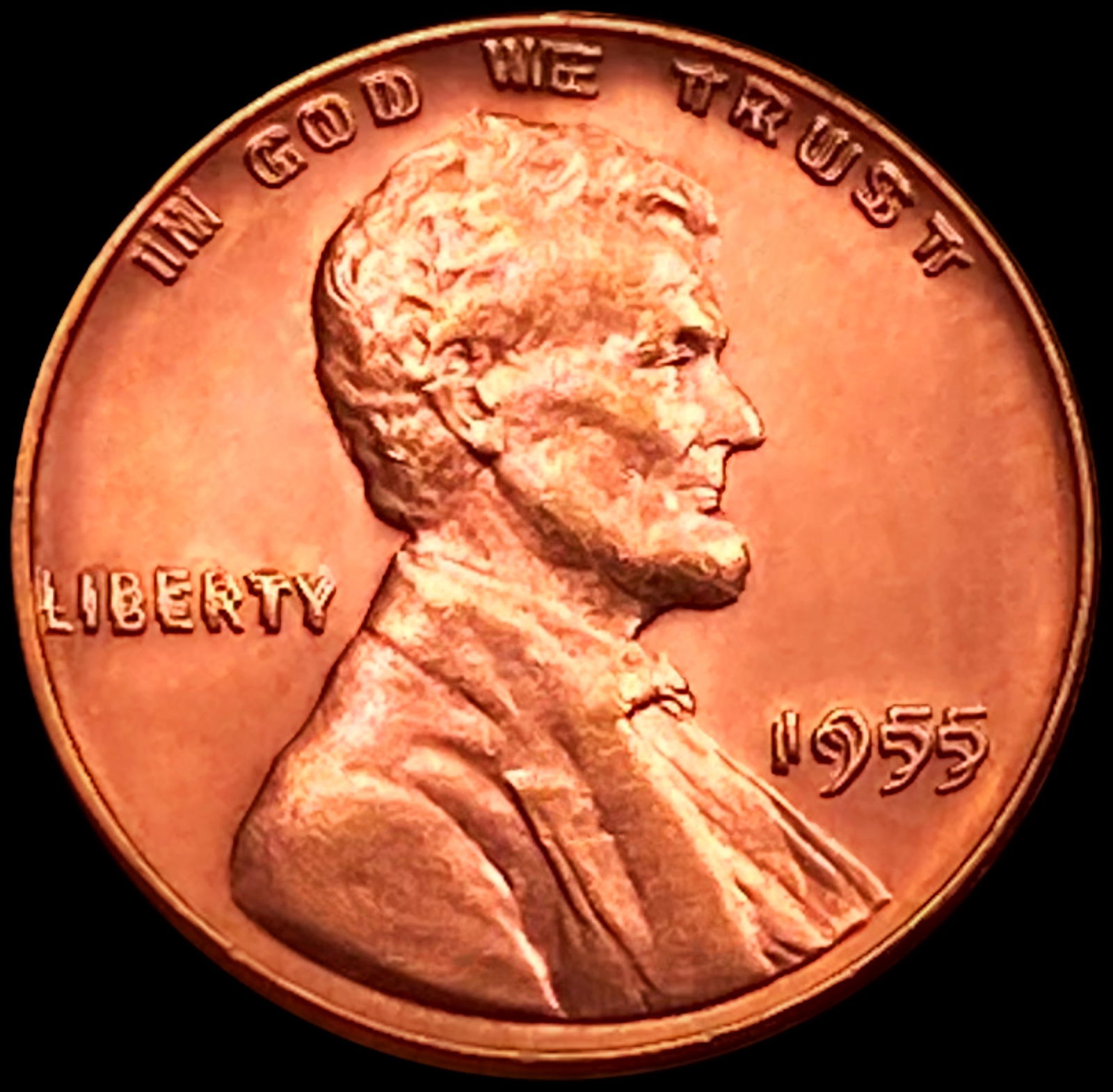 1955/55 DDO Wheat Cent CHOICE BU RD (1 of 2)