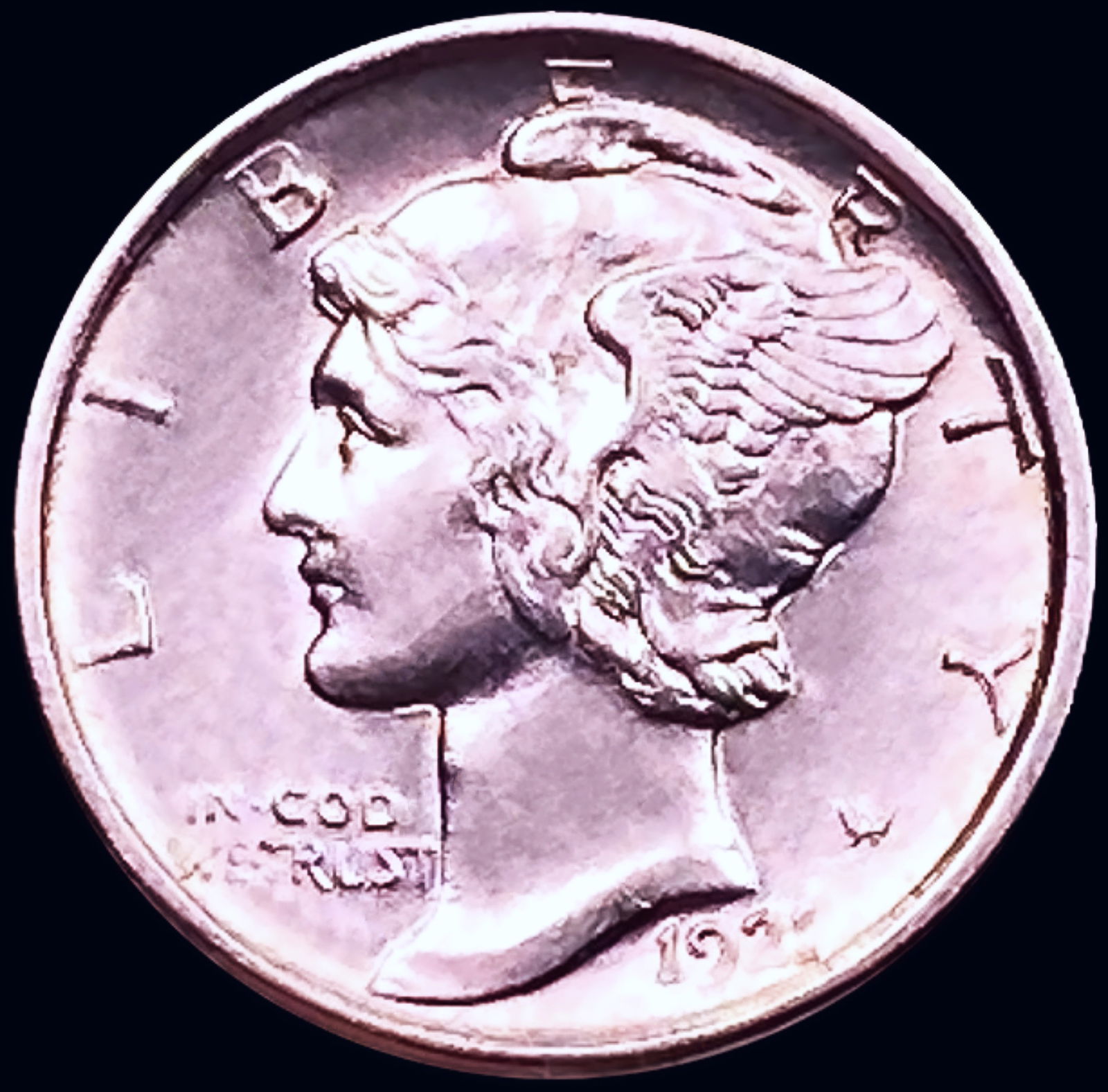 1921-D Mercury Dime UNCIRCULATED (1 of 2)
