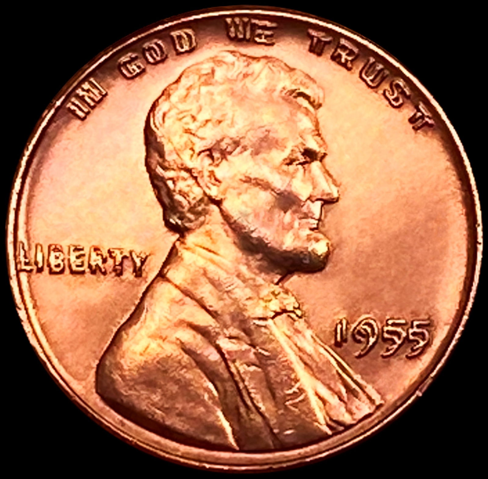 1955/55 DDO Wheat Cent CHOICE BU RD (1 of 2)