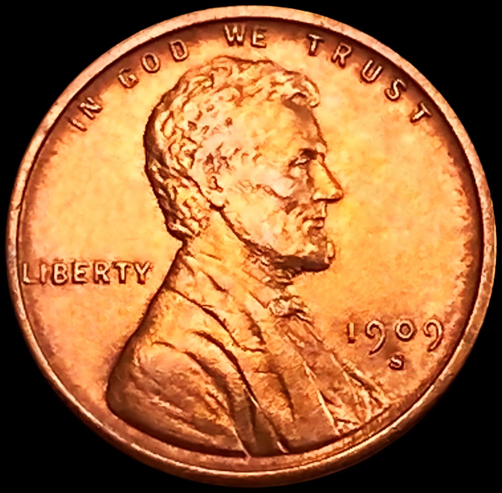 1909-S VDB Wheat Cent CHOICE BU RD (1 of 2)