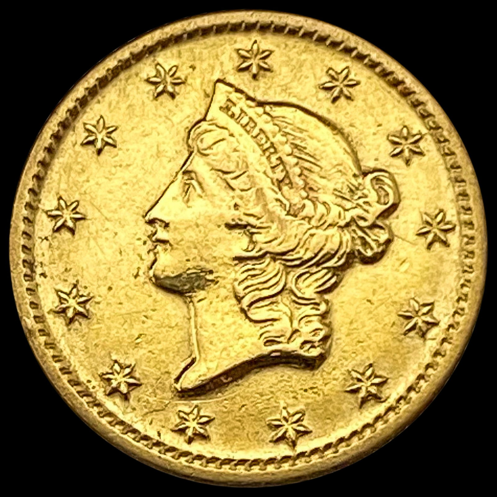 1849-O Liberty Head $1 Gold Coin HIGH GRADE (1 of 2)